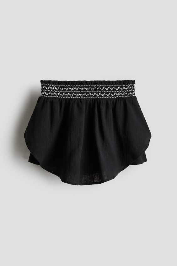 Детские юбки H&M Smock-Detail Muslin Skort