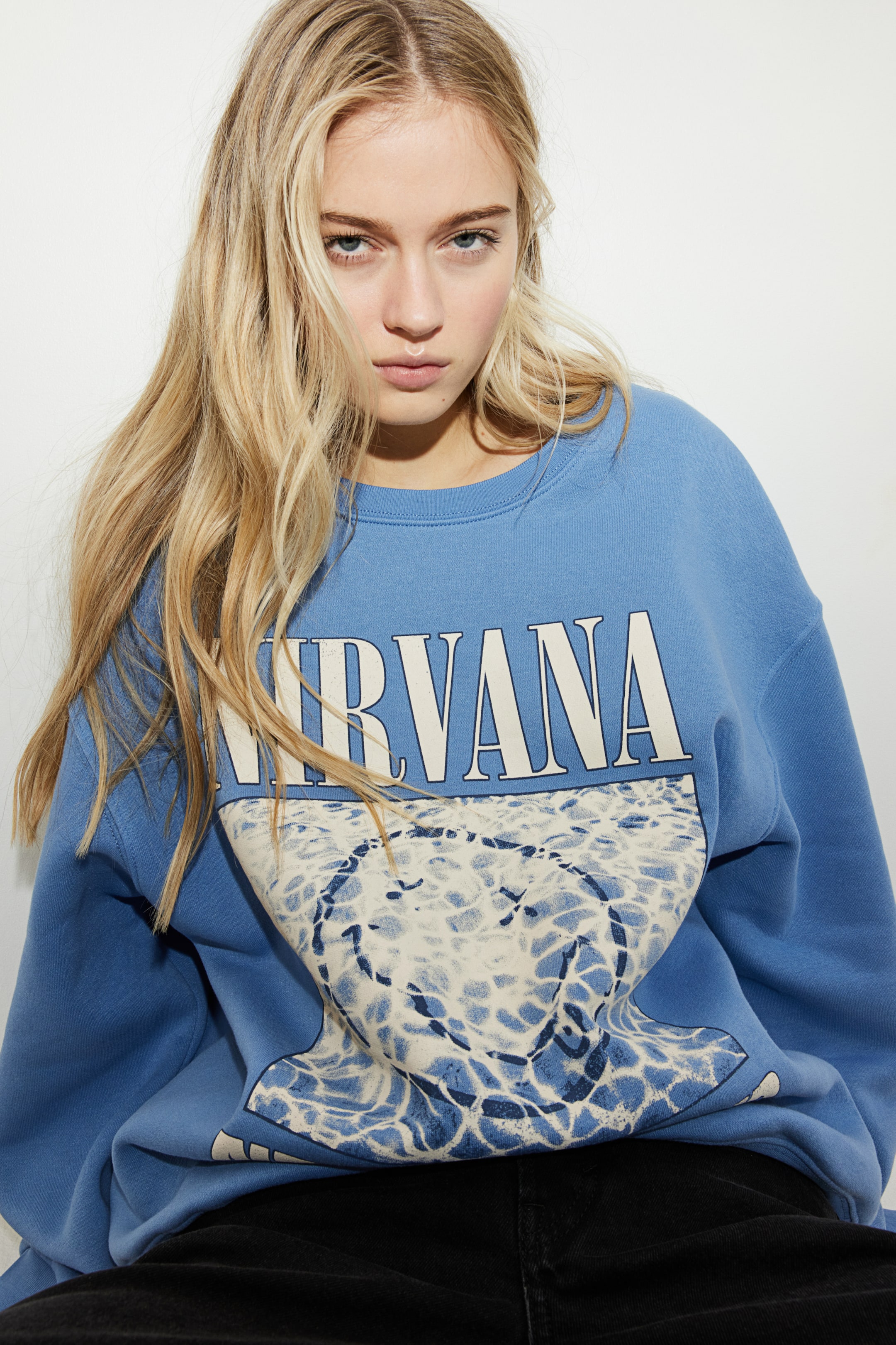 Oversized Printed Sweatshirt