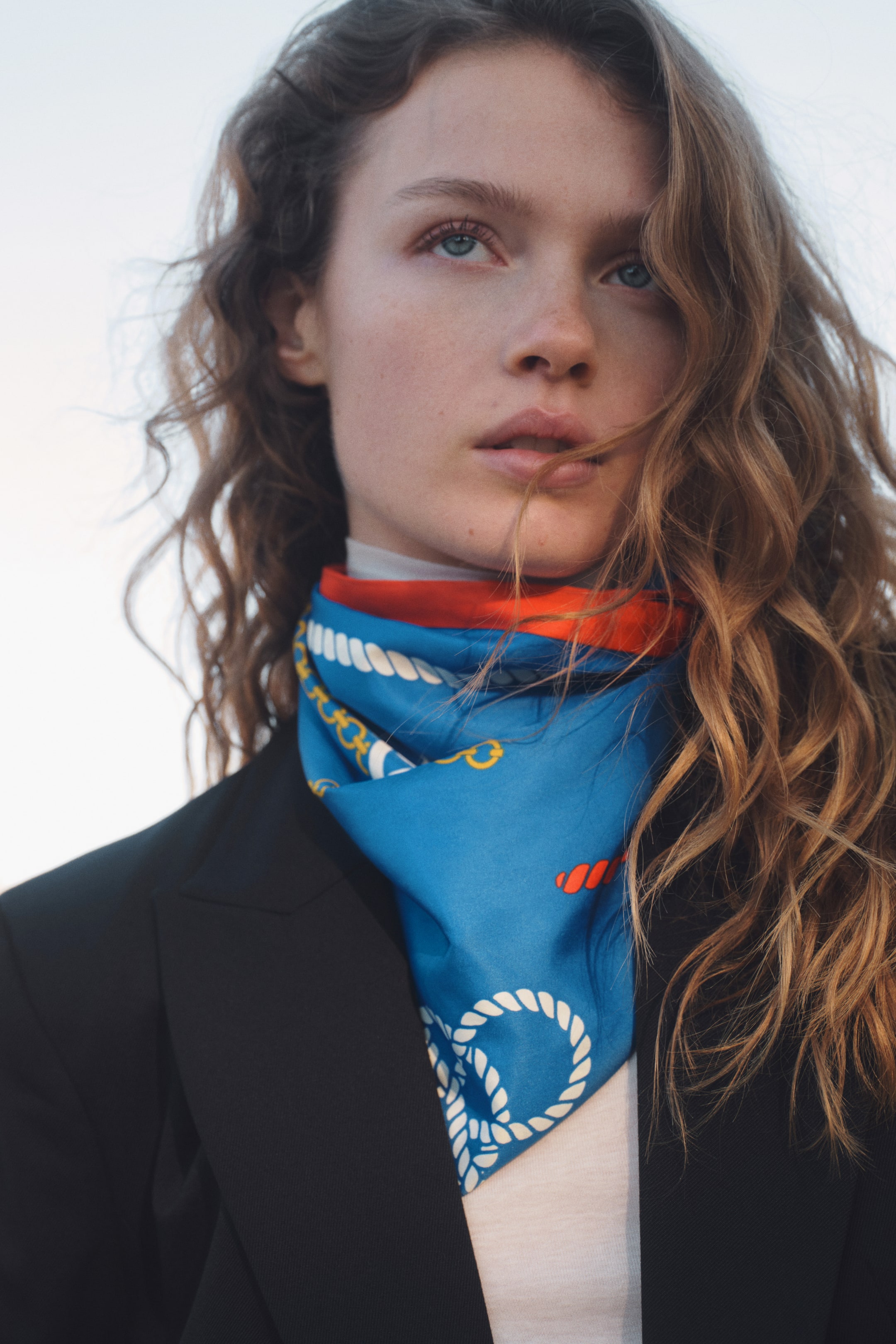 Visualizza immagine più grande: Foulard fantasia - Blu acceso/nodi - DONNA | H&M IT 1