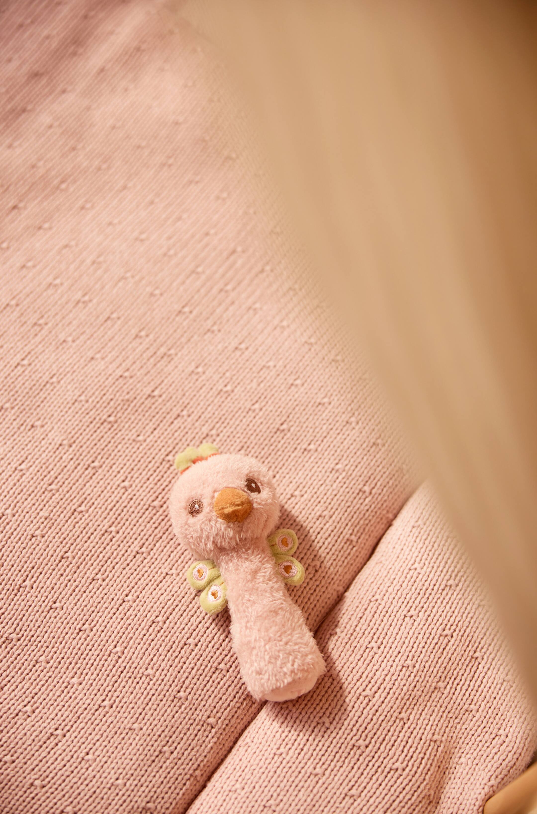 Grotere afbeelding bekijken: Boxkleed - Sprinkle Knit - Sprinkle Knit/silk Rose - Jollein - HOME | H&M BE 1