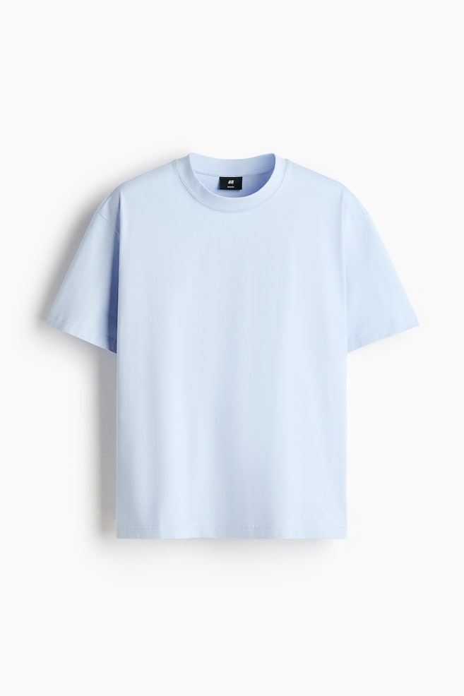Relaxed Fit T-shirt - Light blue/White/Brown/Black/Beige/Dusty blue/Brown/Teal/Striped/Dark grey/Blue/Khaki green/Light purple/Dark teal - 1