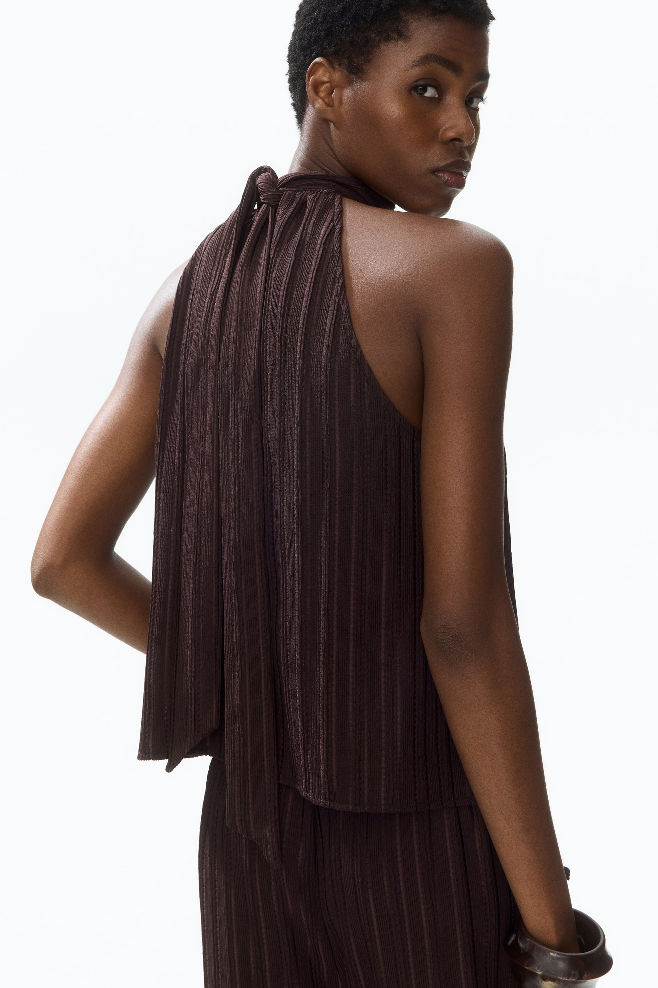 Textured Jersey Top