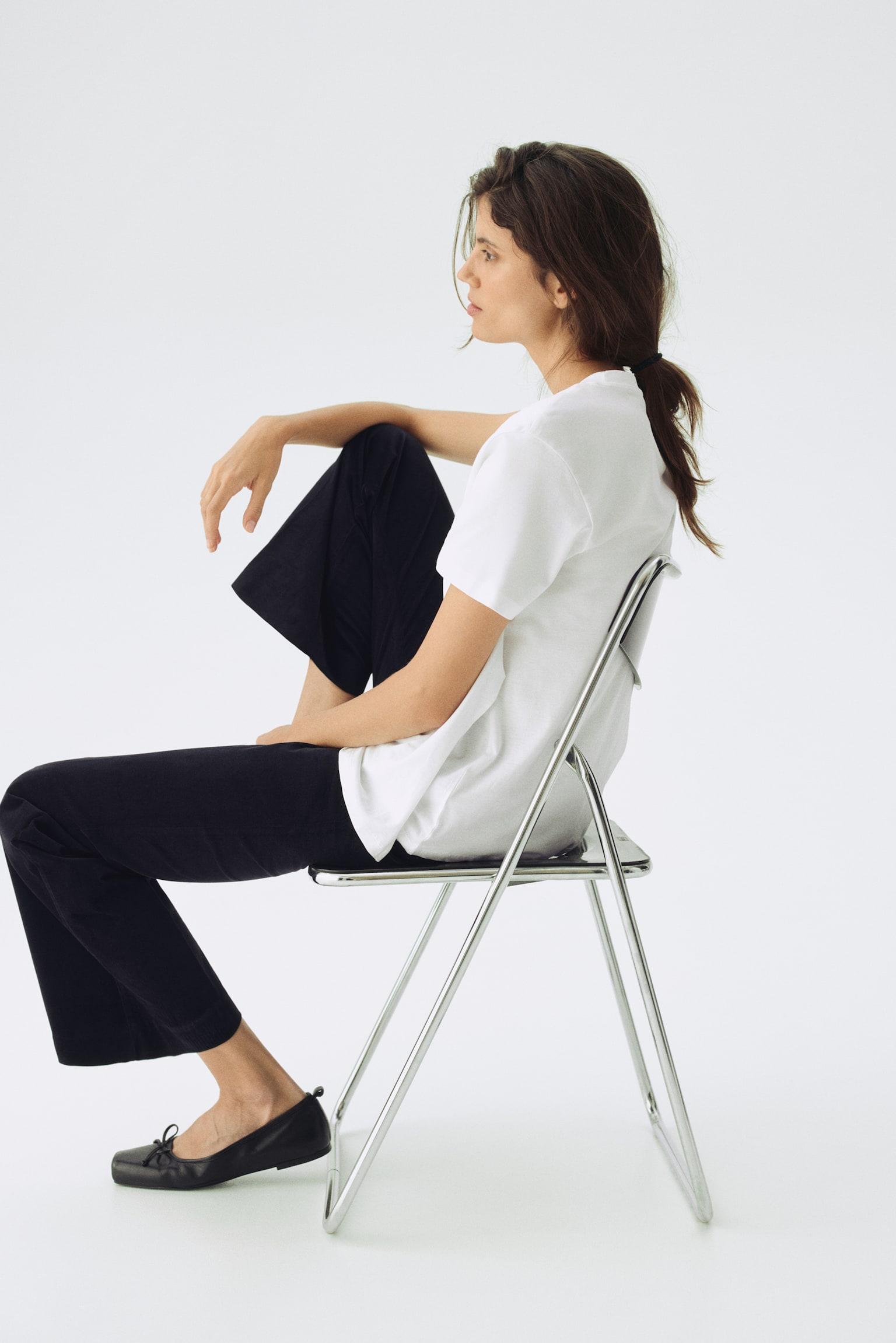 MAMA Cotton nursing T-shirt - White/Black/White/Black - 5