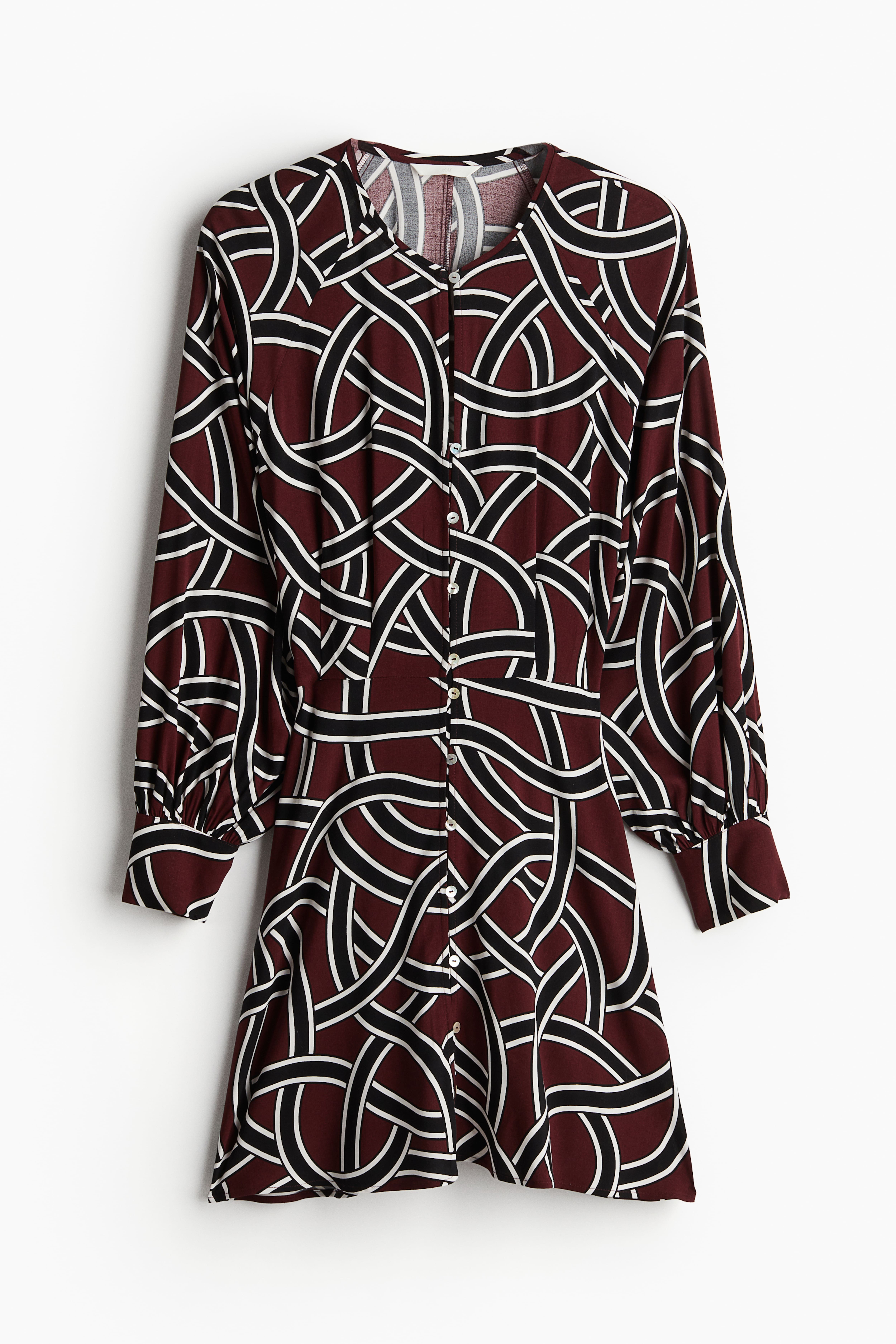 H&m geometric dress best sale