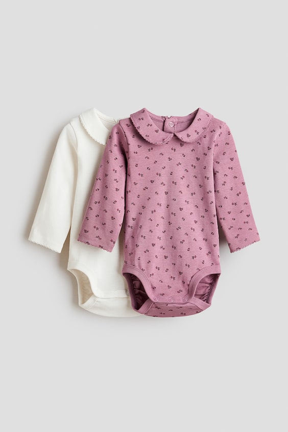 Боди Collar для детей, 2 шт. — H&M