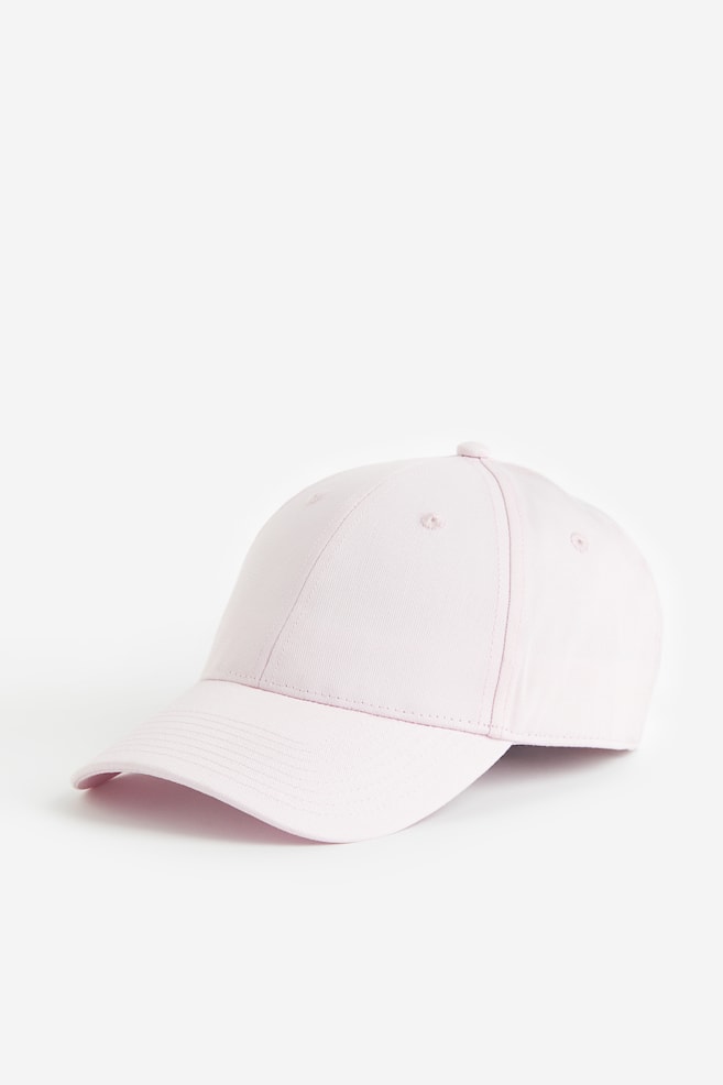Cotton twill cap - Light pink/Black/White/Light yellow/dc/dc - 1