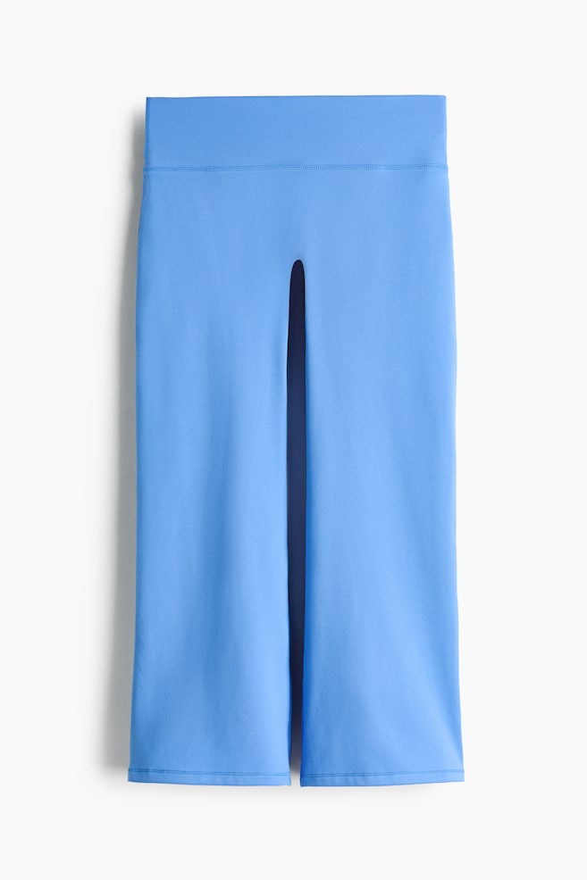Legging de sport évasé Capri SoftMove™ - Bleu ciel/Noir - 1