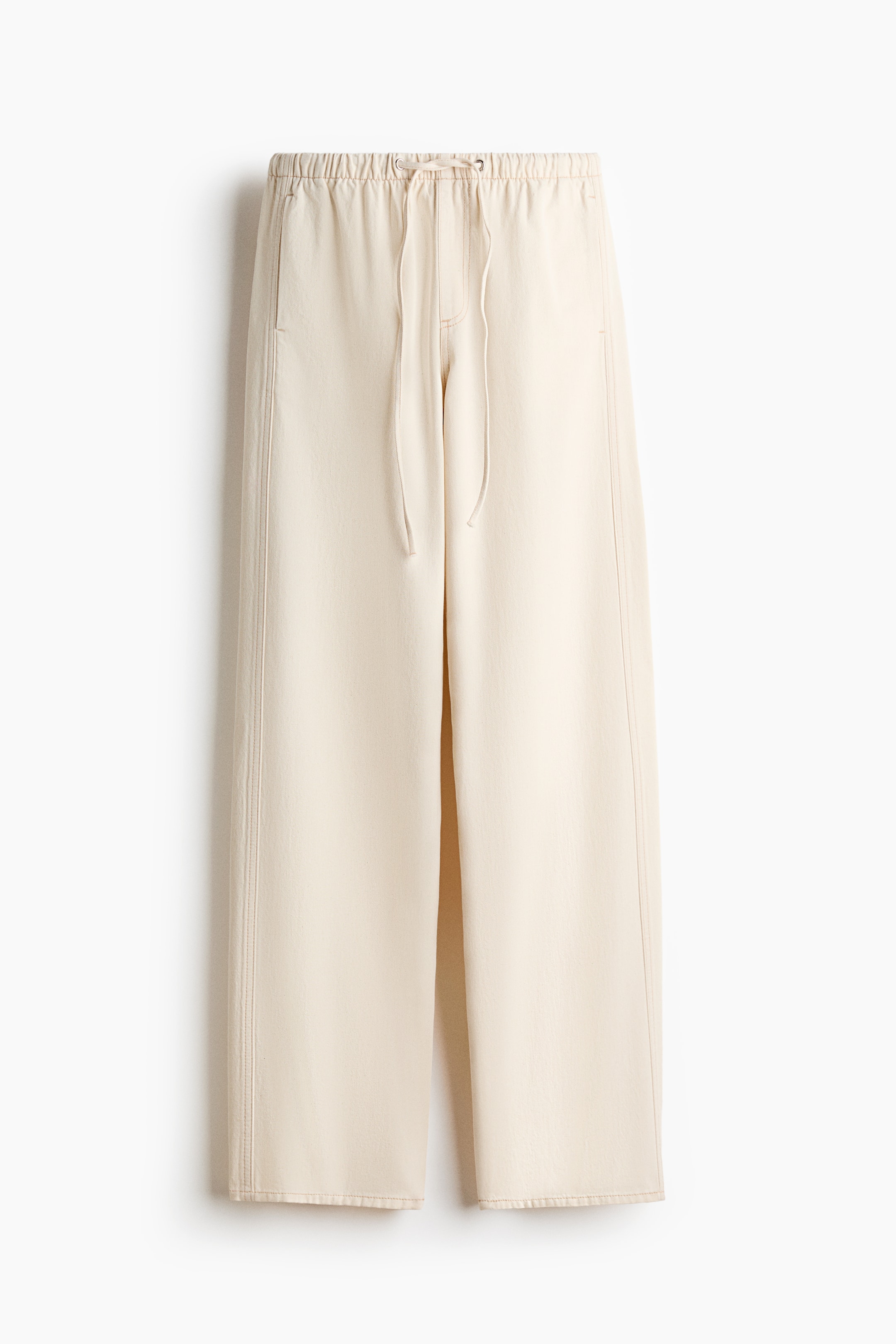 Denim Drawstring Pants