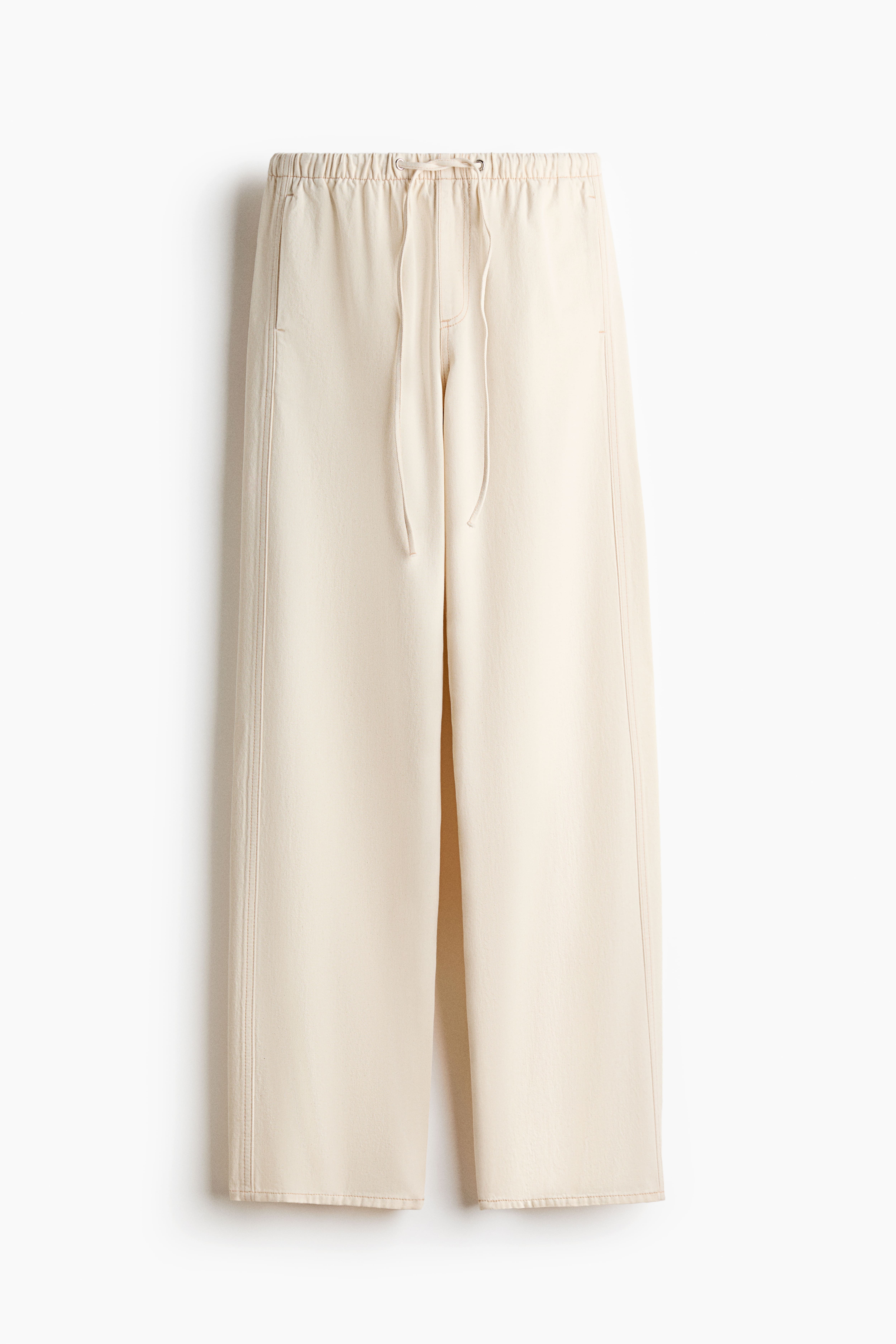 Denim Drawstring Pants