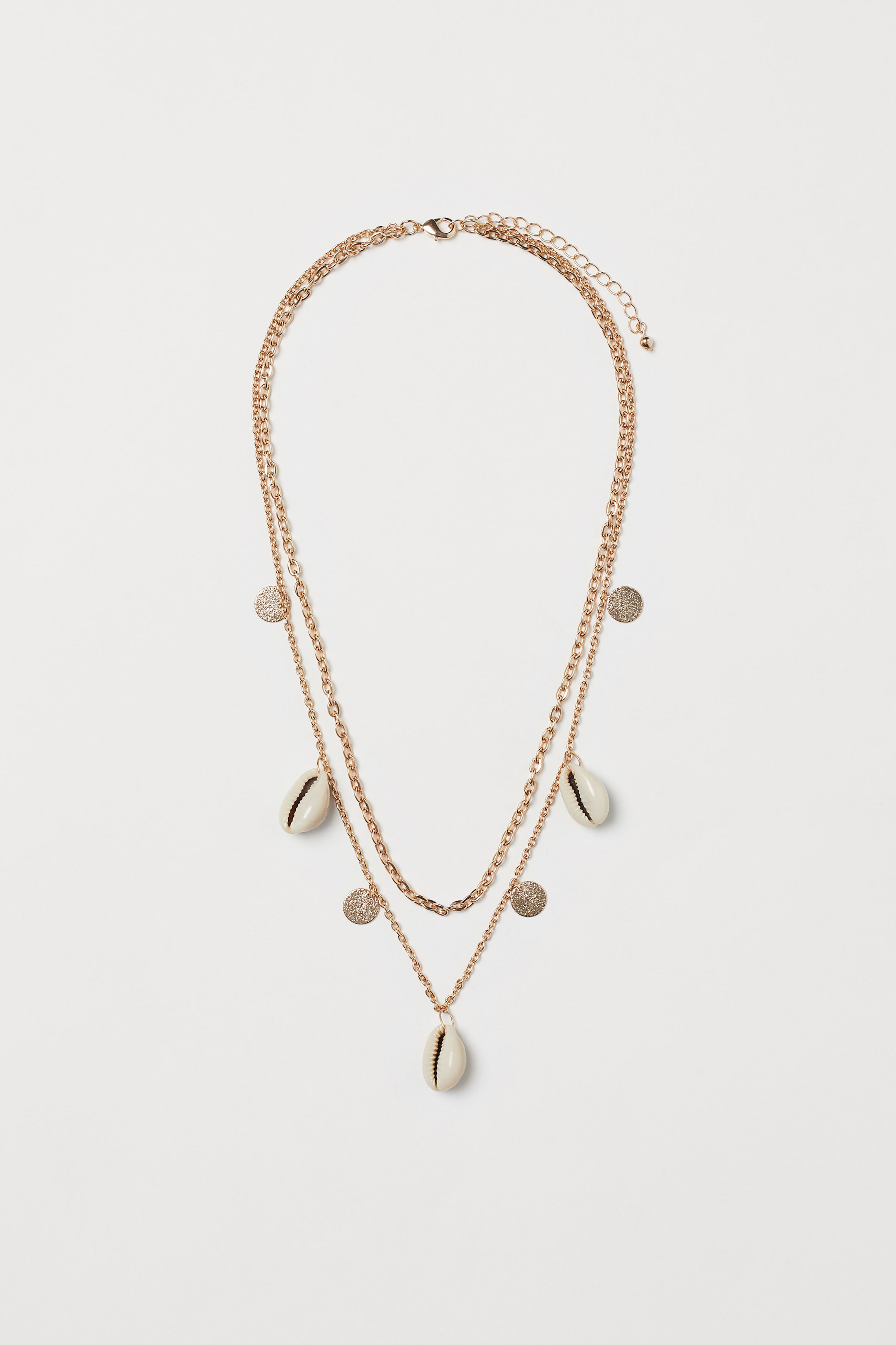 Grotere afbeelding bekijken: Dubbele halsketting - Goudkleurig - DAMES | H&M NL 1