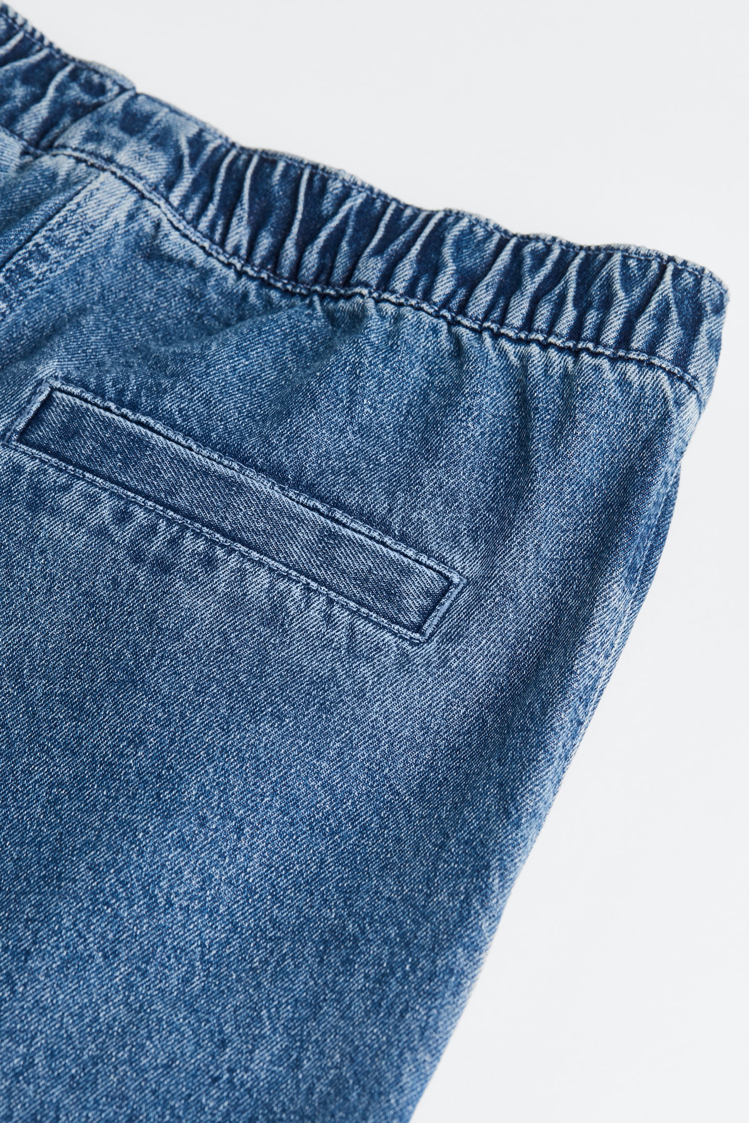 Wide High Pull-On Jeans - Denim blue - 2