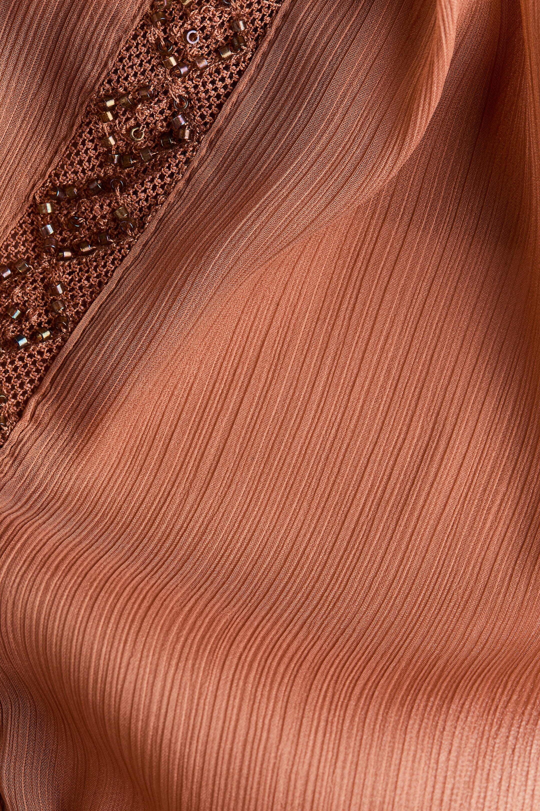 Beaded-Detail Pull-On Pants