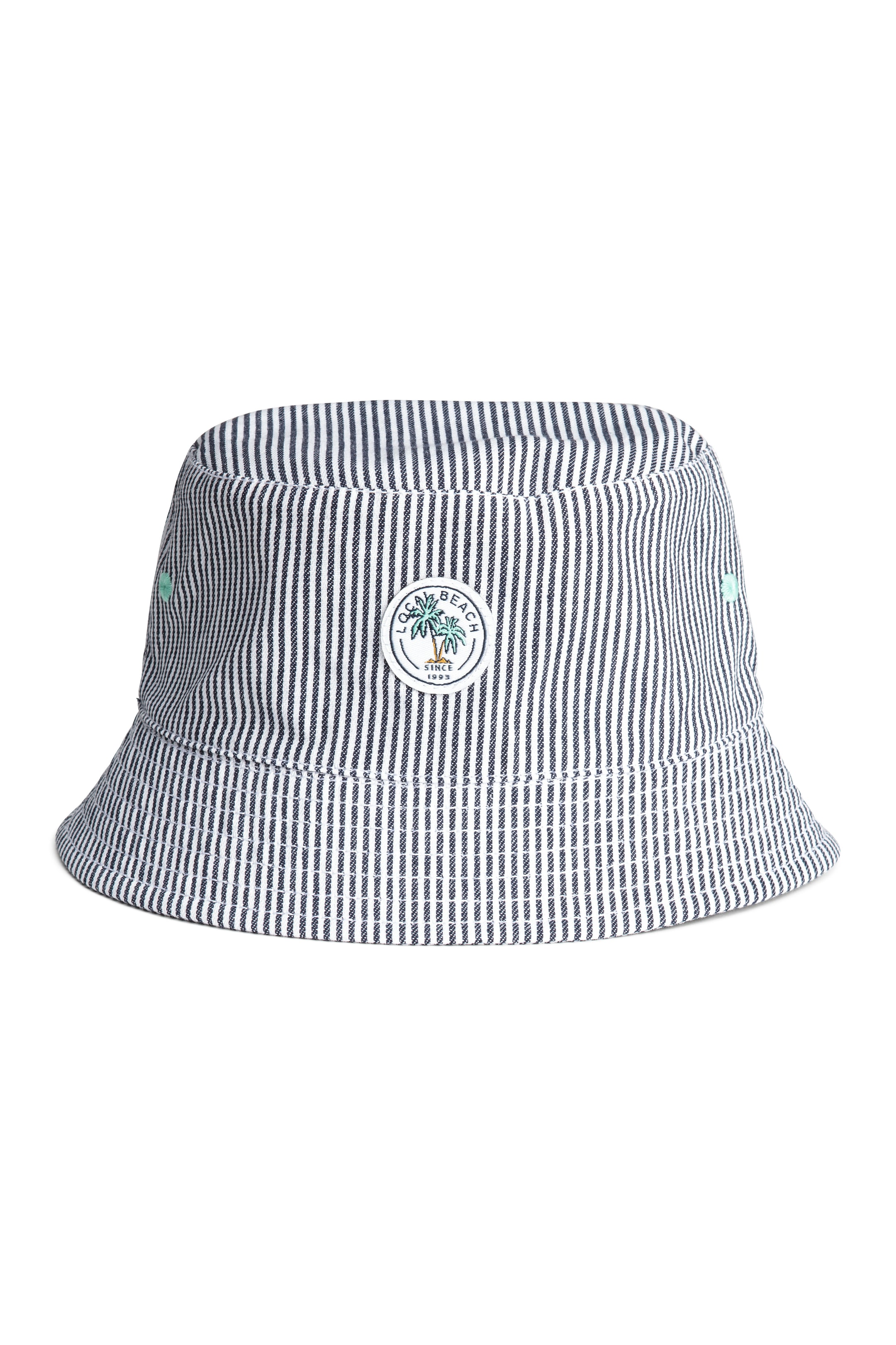 View larger image: Cotton fisherman's hat - Dark blue/Striped - Kids | H&M GB 1