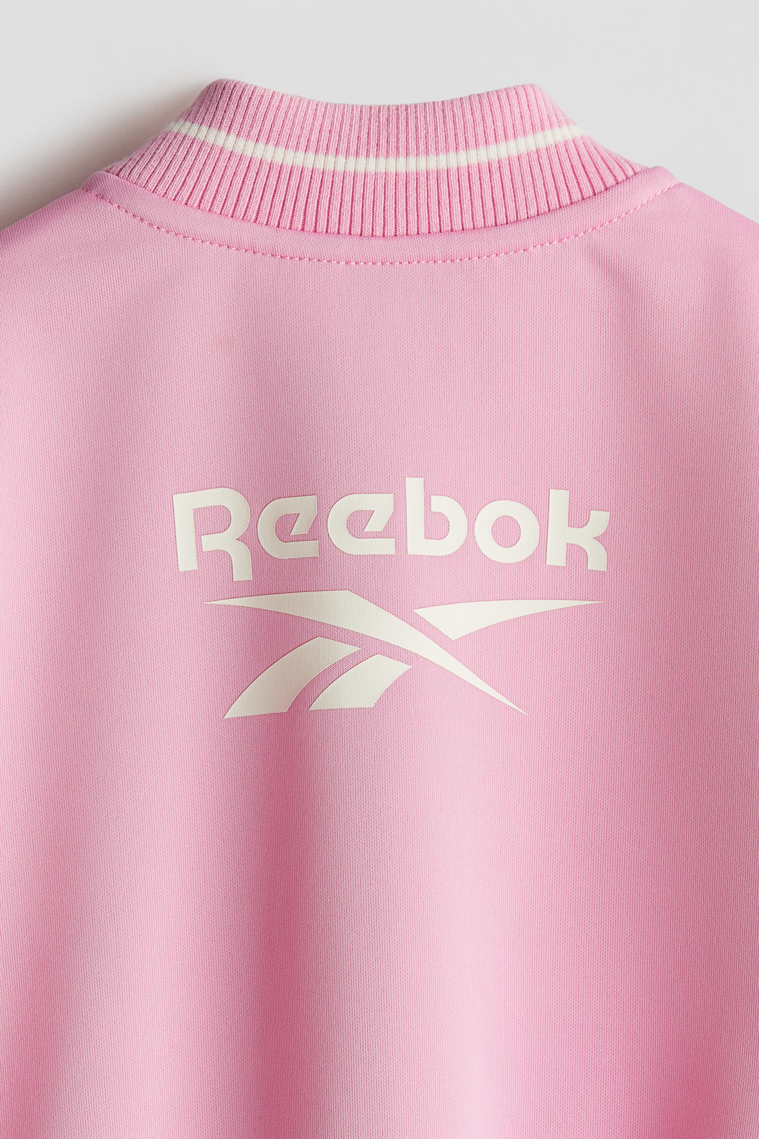 Print-motif track jacket - Pink/Reebok - 6