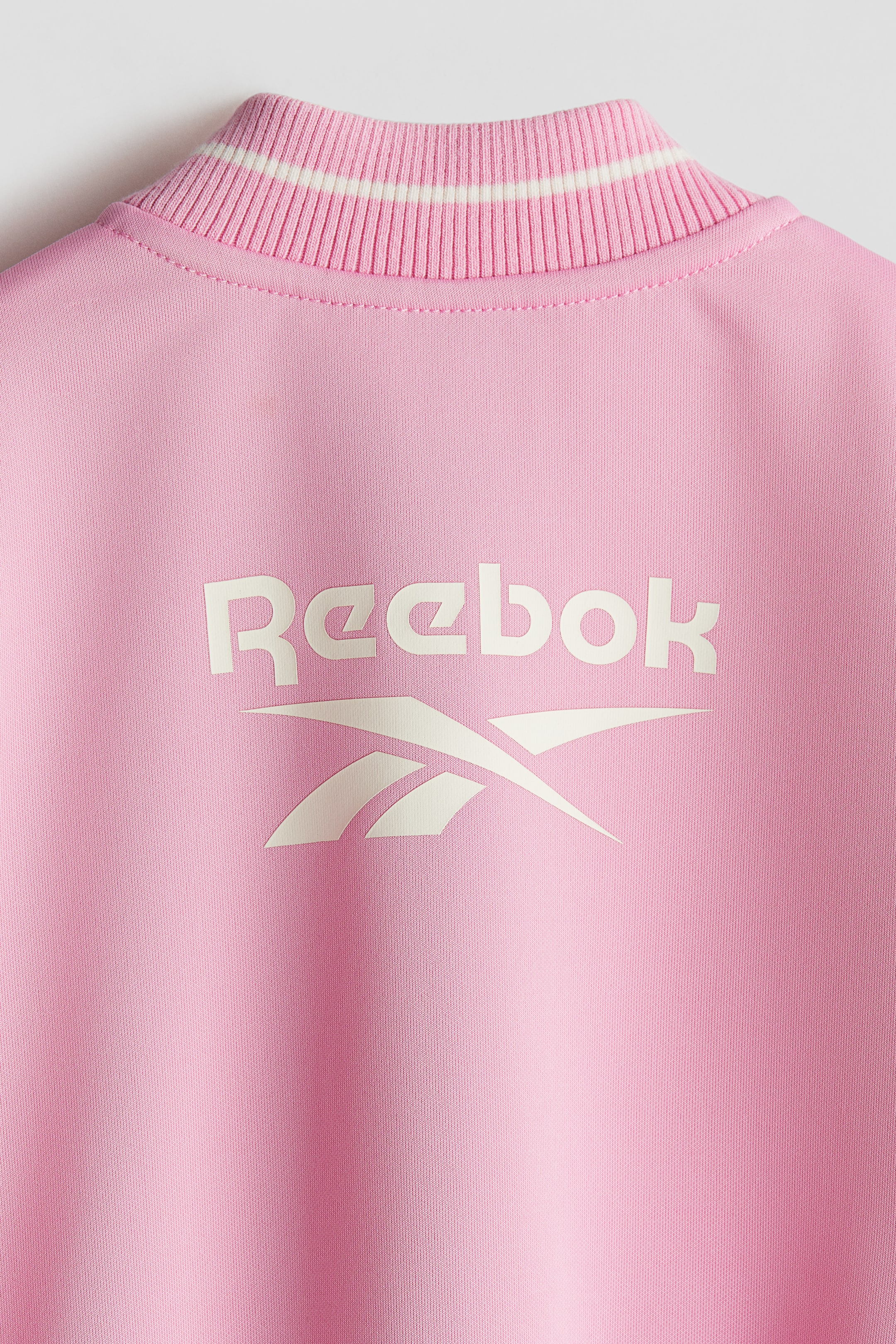 Print-motif track jacket - Pink/Reebok - Kids | H&M GB 6