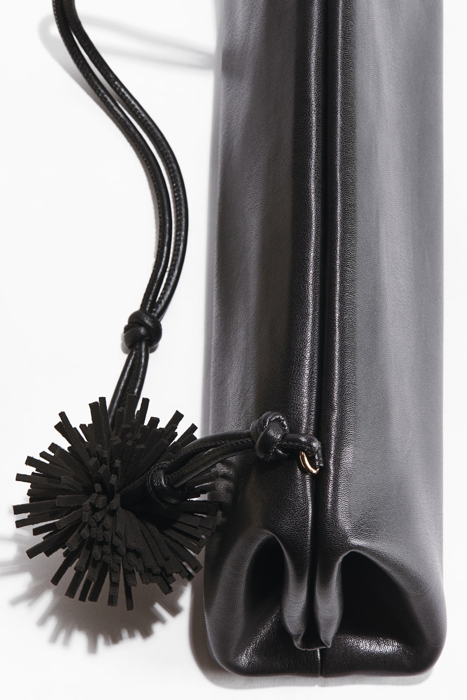 Pompom-detail shoulder bag - 4