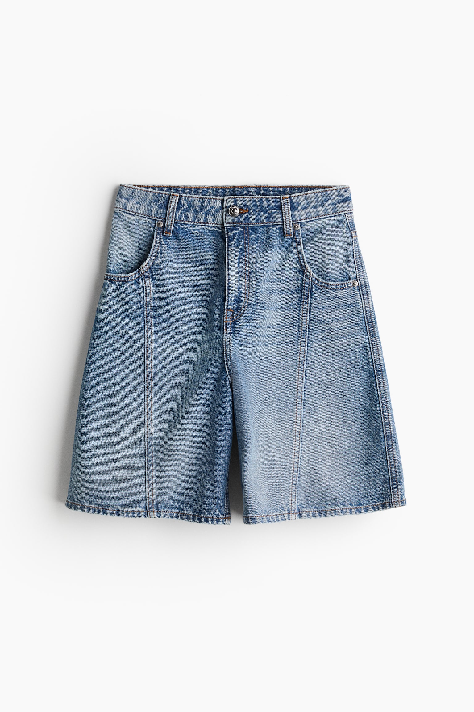 High Denim shorts - Light denim blue/Pale denim blue - 1