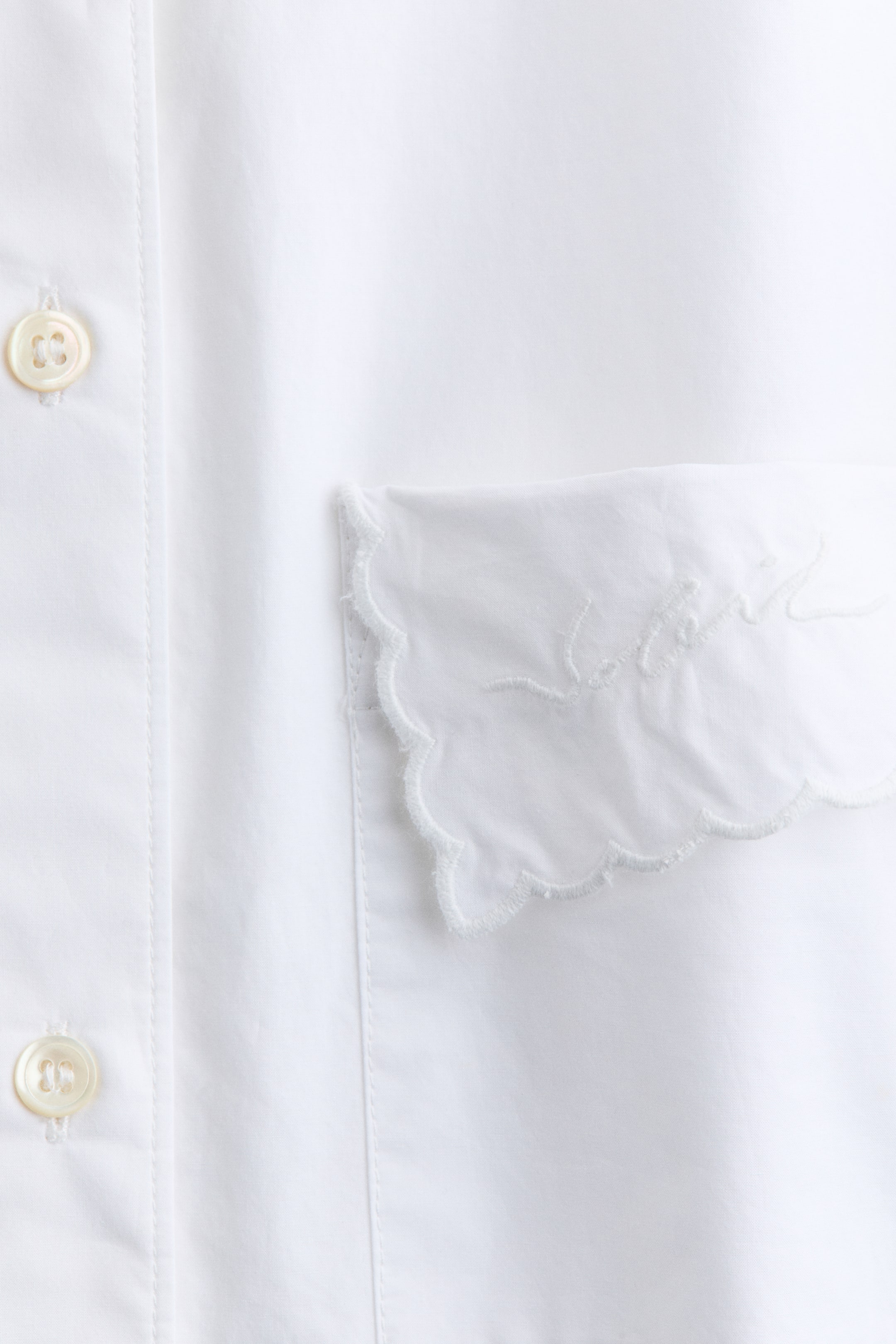 Chemise en popeline avec manches à effet plissé
