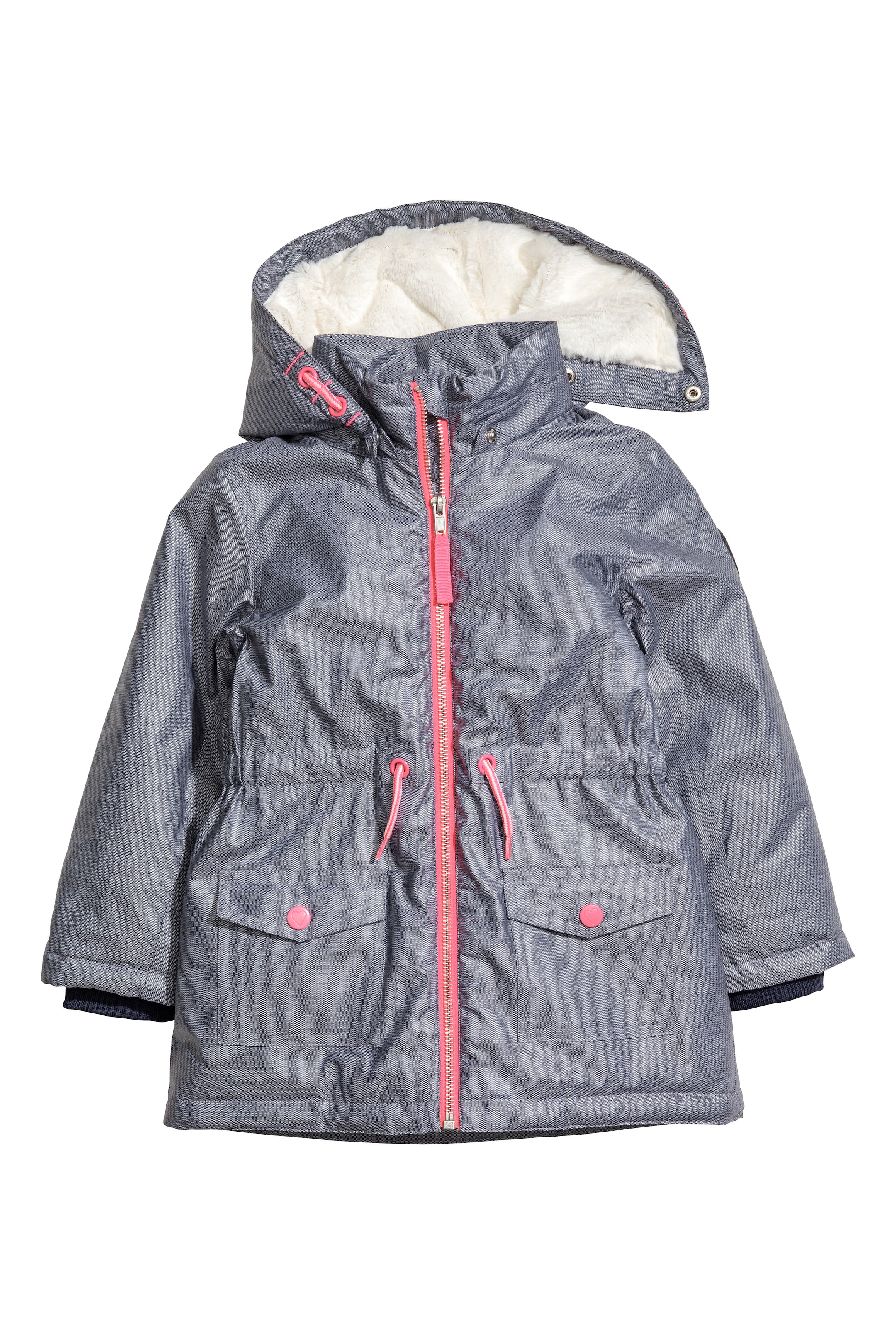 View larger image: Padded parka - Blue marl - Kids | H&M GB 1