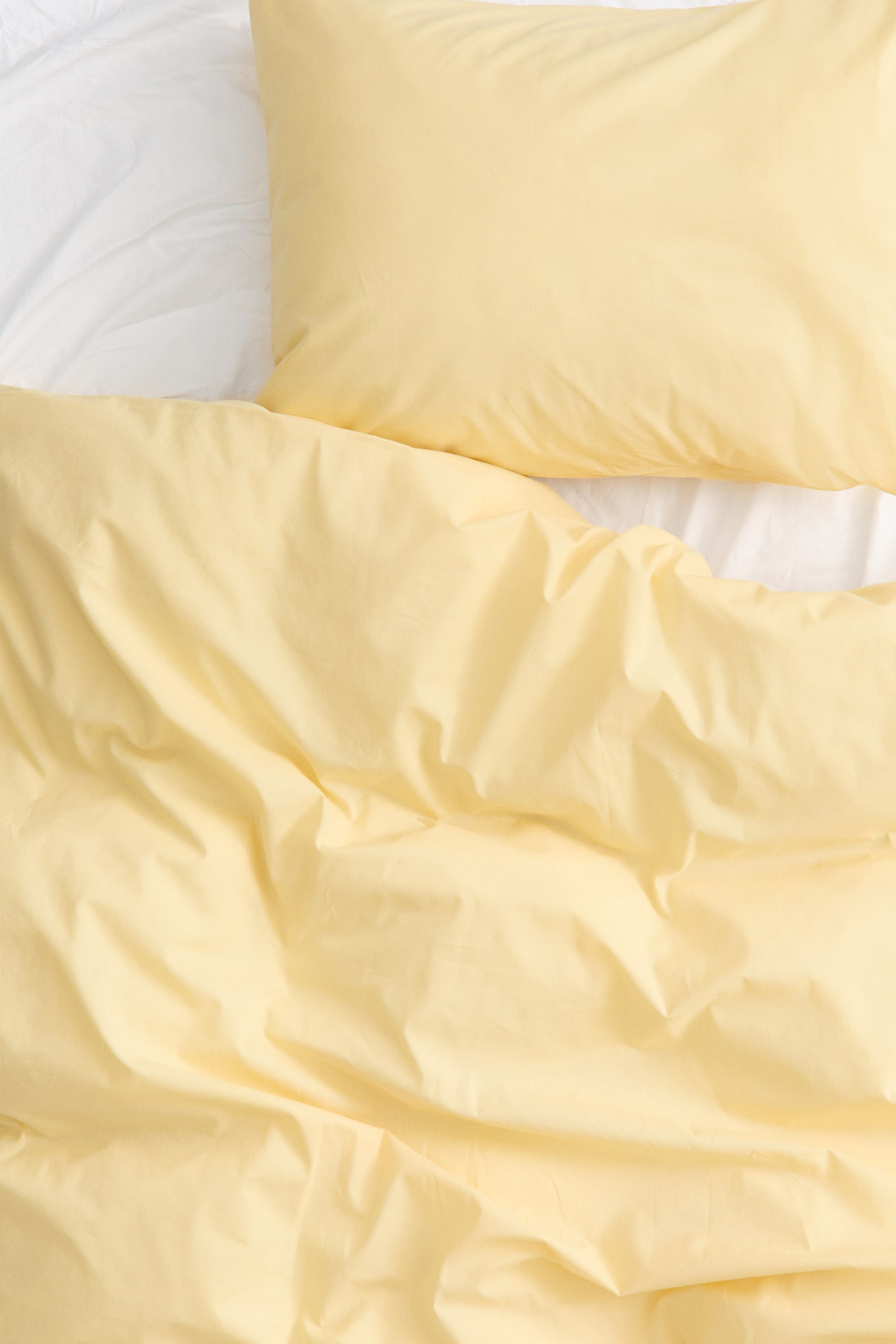 Enkelt sengesæt i bomuld - Lysegul/Lys rosa/Hvid/Lys kakigrøn/Lys beige/Orange/Salviegrøn/Mørkegrøn/Gråbeige - 2