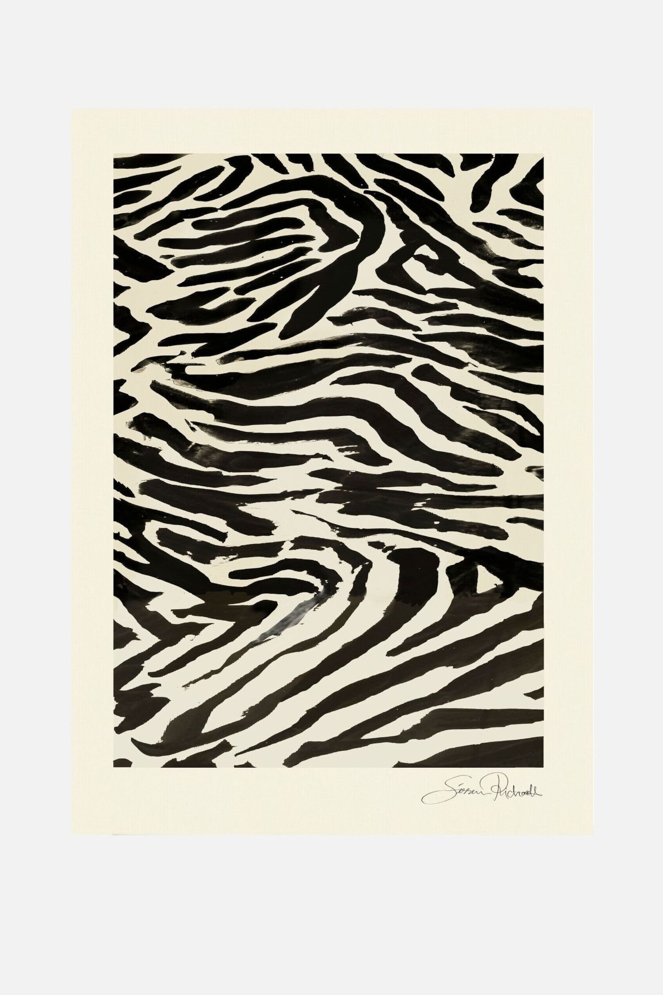 Zobacz większy obraz: Sissan Richardt - Zebra Study - Multicolorido - Poster & Frame - HOME | H&M PL 2