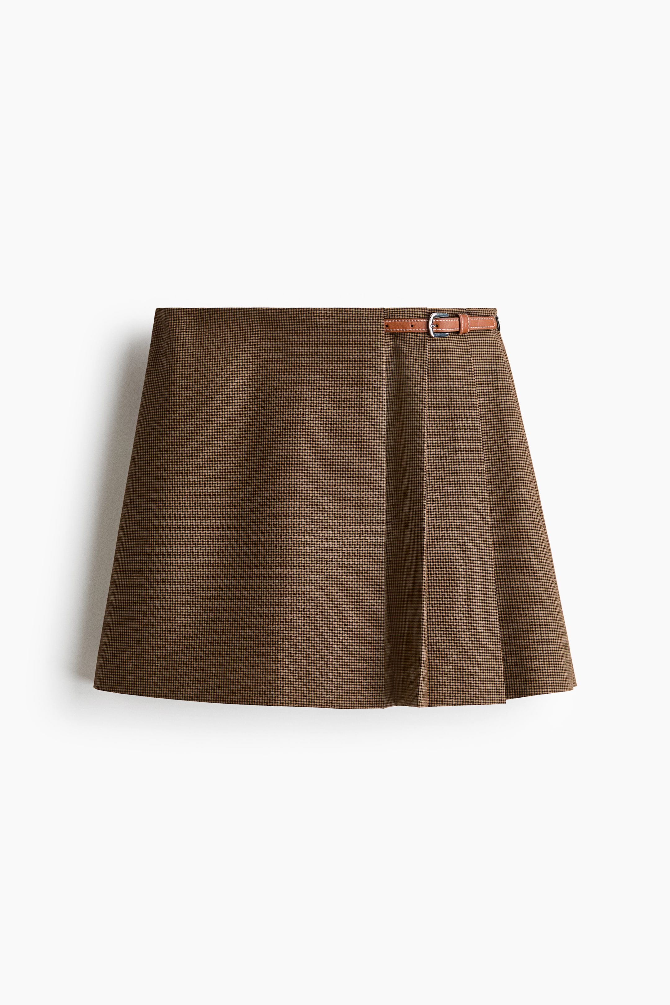 Belt-detail skort