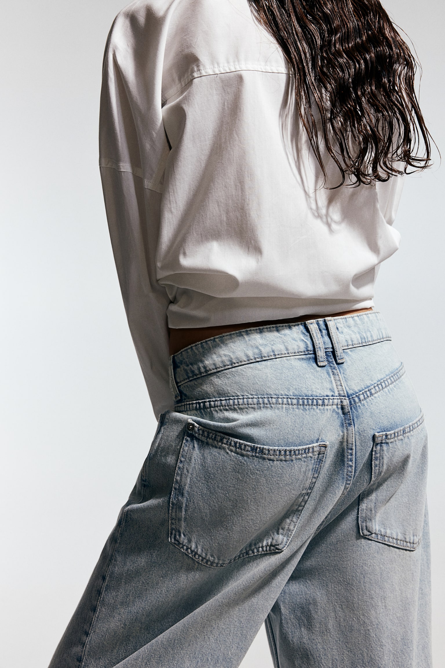 Baggy Low Jeans - Pale denim blue/Light beige/Light denim blue/Black/Dark greige/Denim blue/Light denim blue/Denim blue - 6