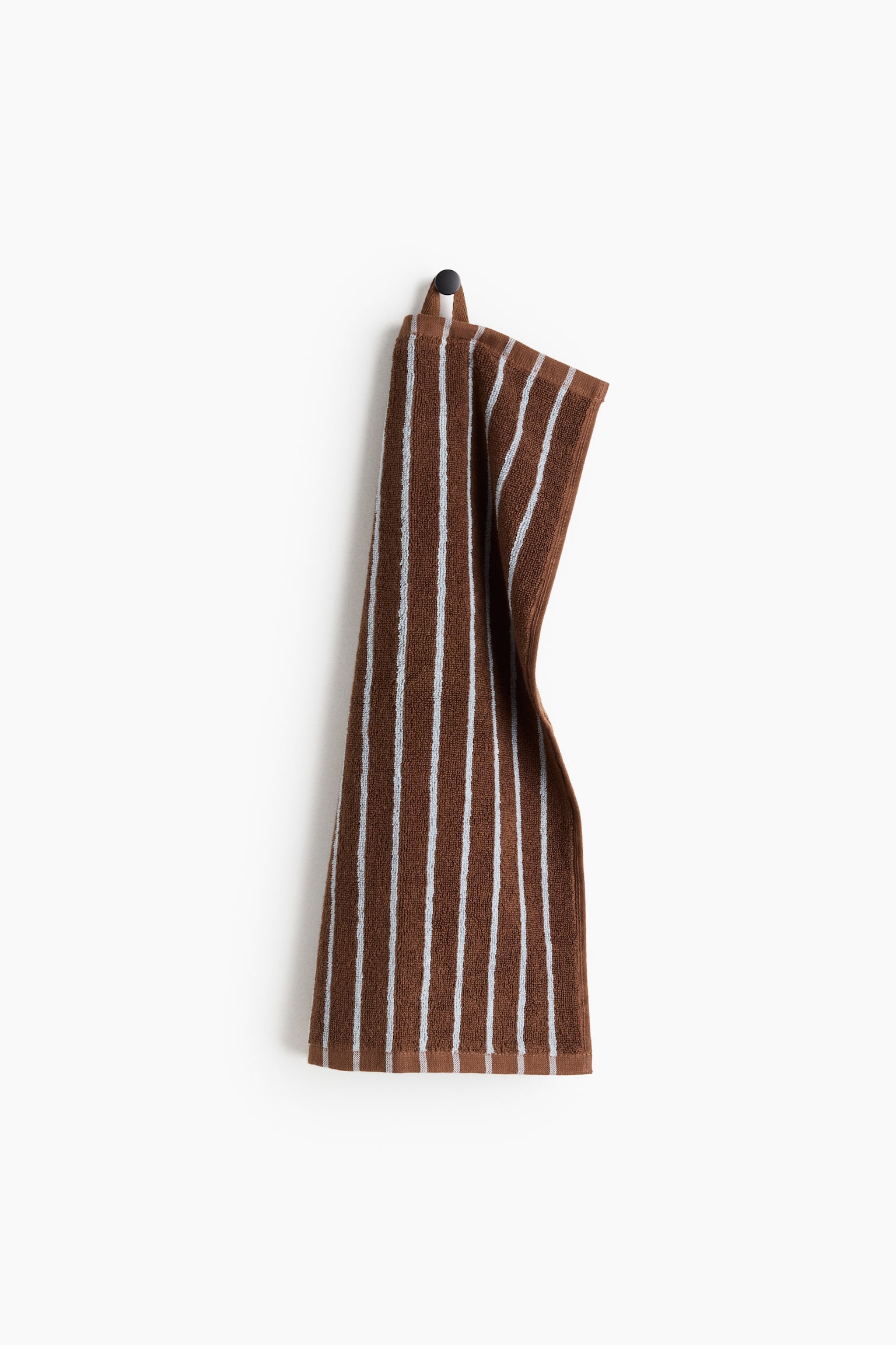 Striped guest towel - Brown/Striped/Sage green/Black striped/Light blue/Striped/Brown/Black striped/Dark brown/Striped/Light blue/Beige striped/Yellow/White striped/Light pink/Terracotta striped/Light beige/White/Sage green/Striped