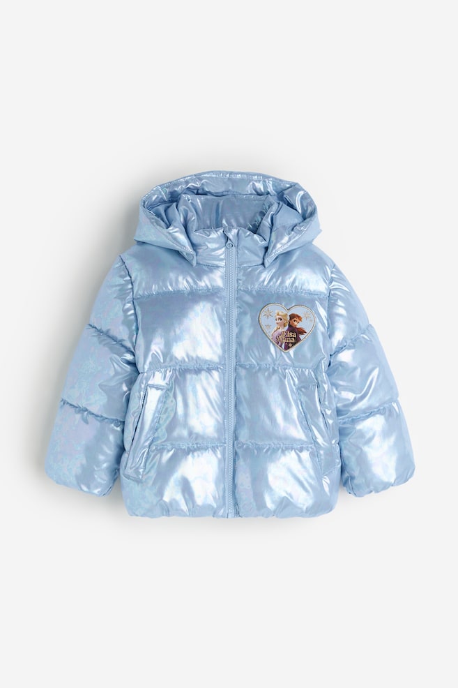 Water-repellent puffer jacket - Blue/Frozen - 1