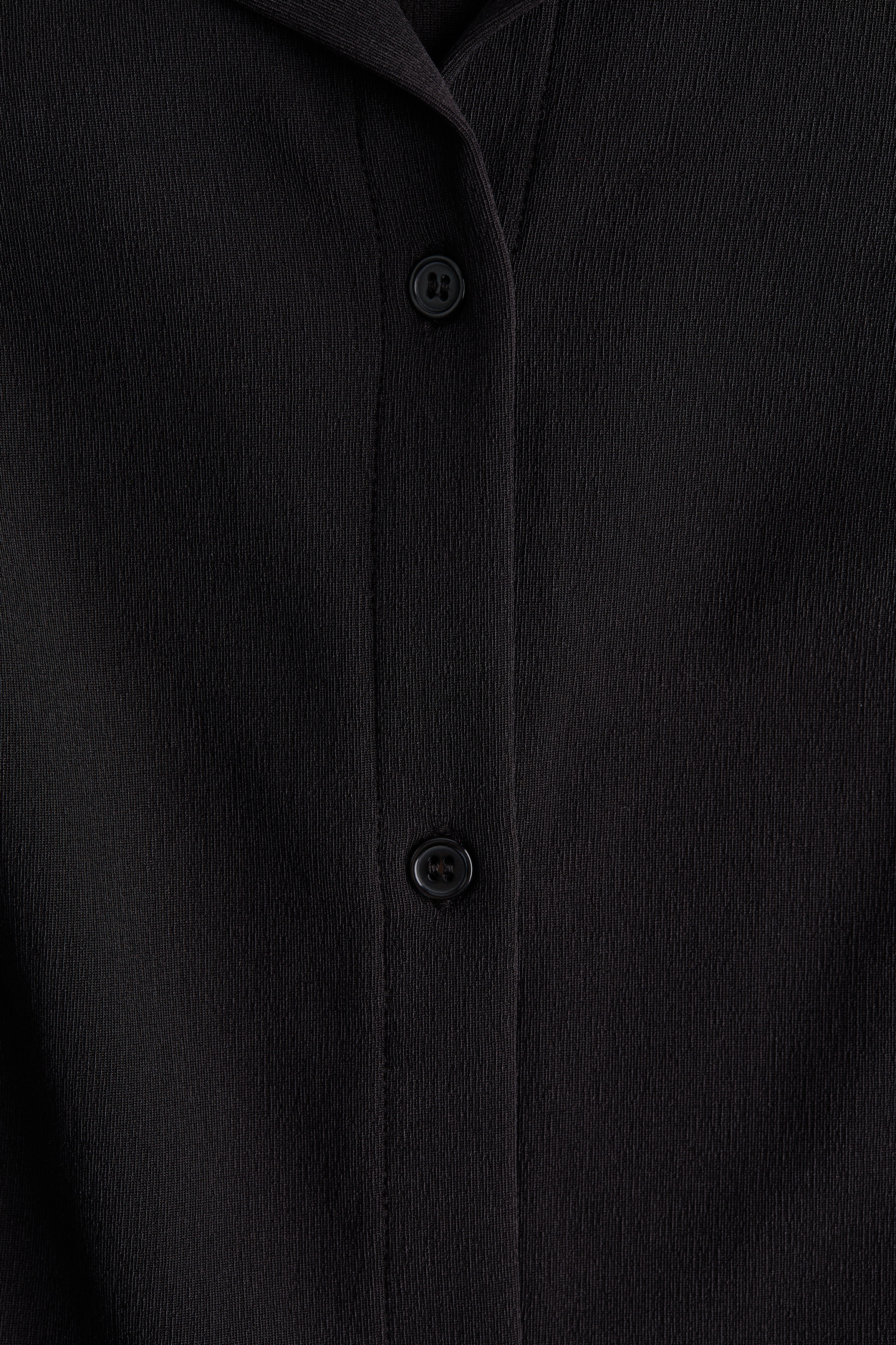 Peplum jersey shirt