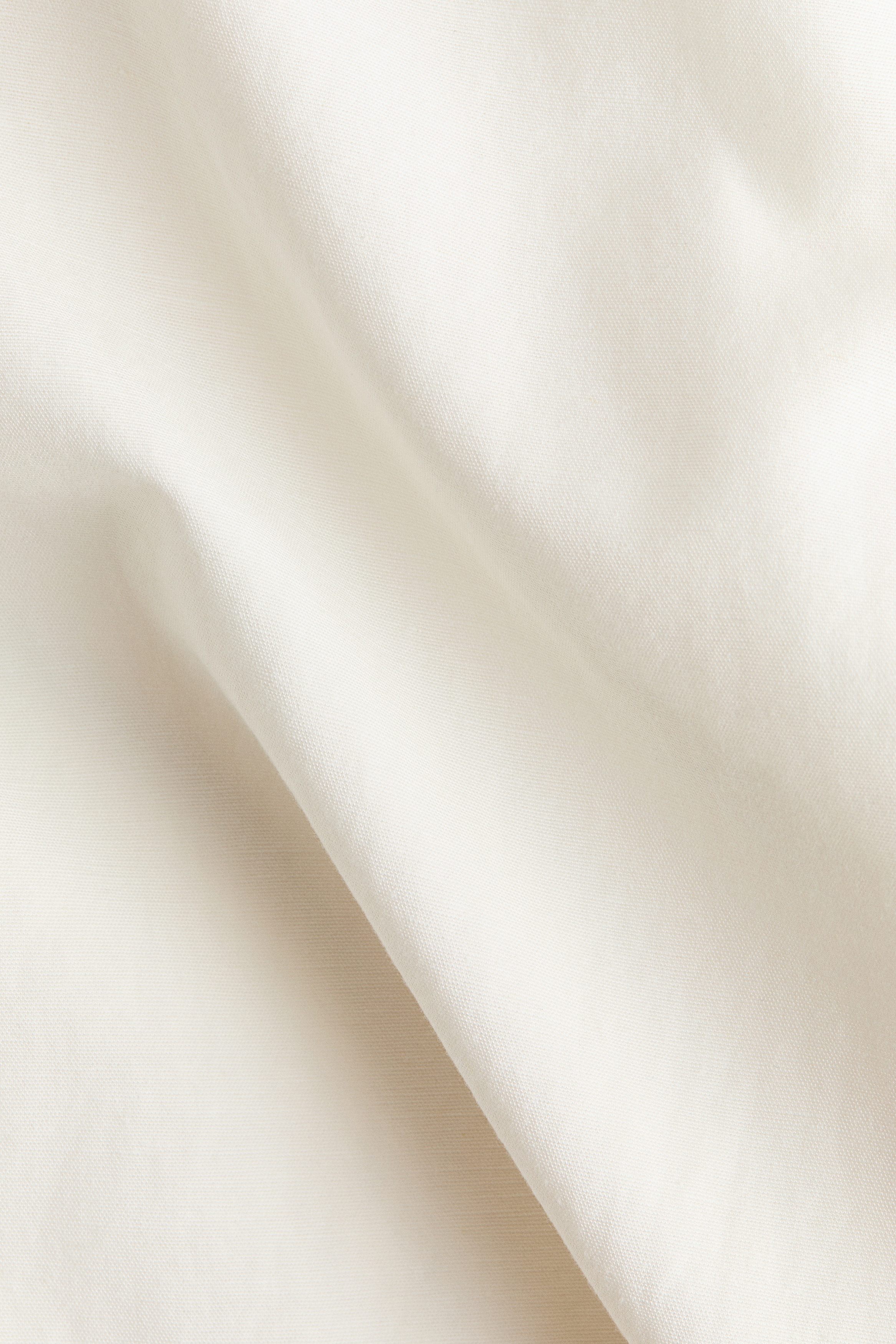 Linen-blend drawstring trousers