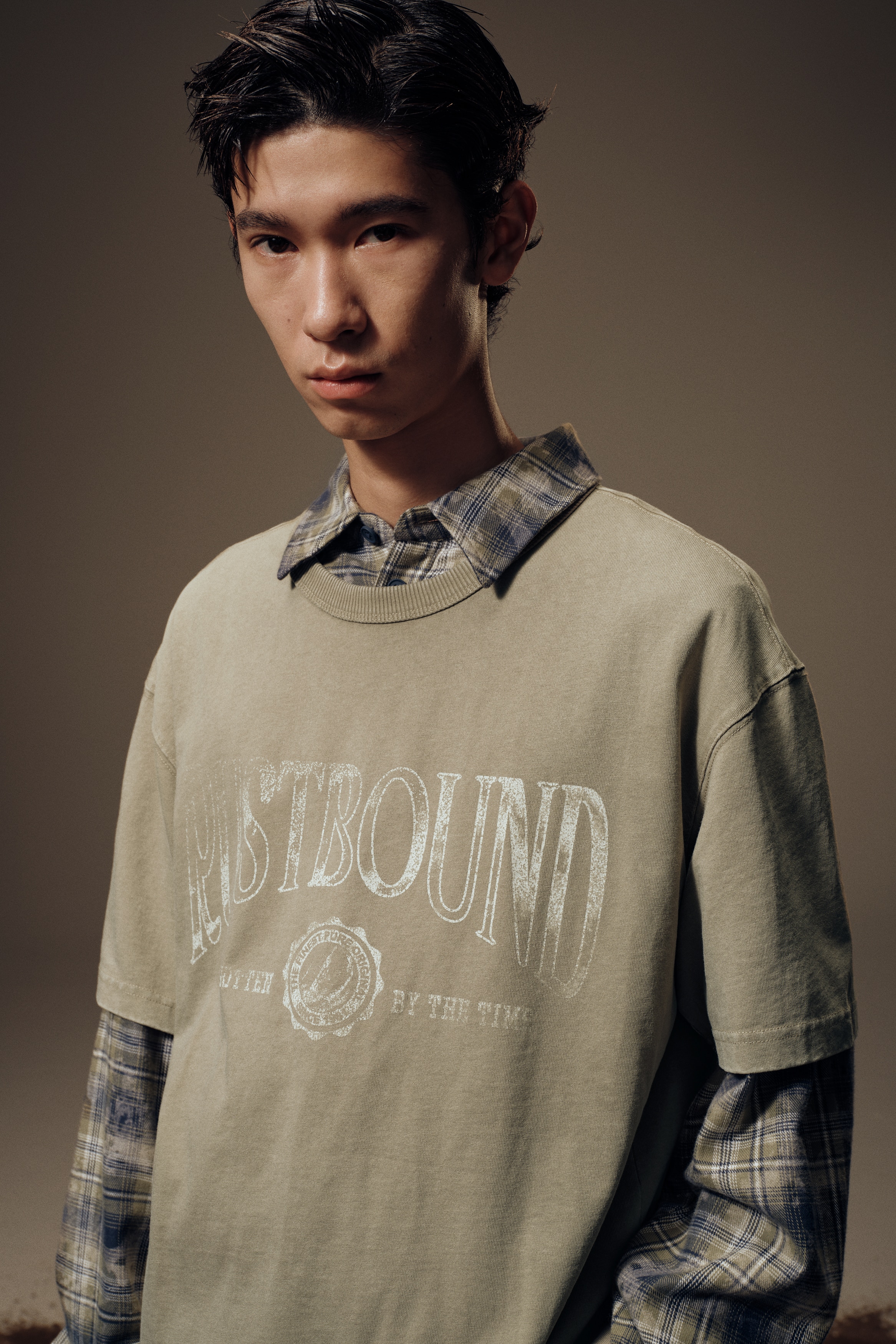 Loose Fit T-shirt - Green/Rustbound/Blue