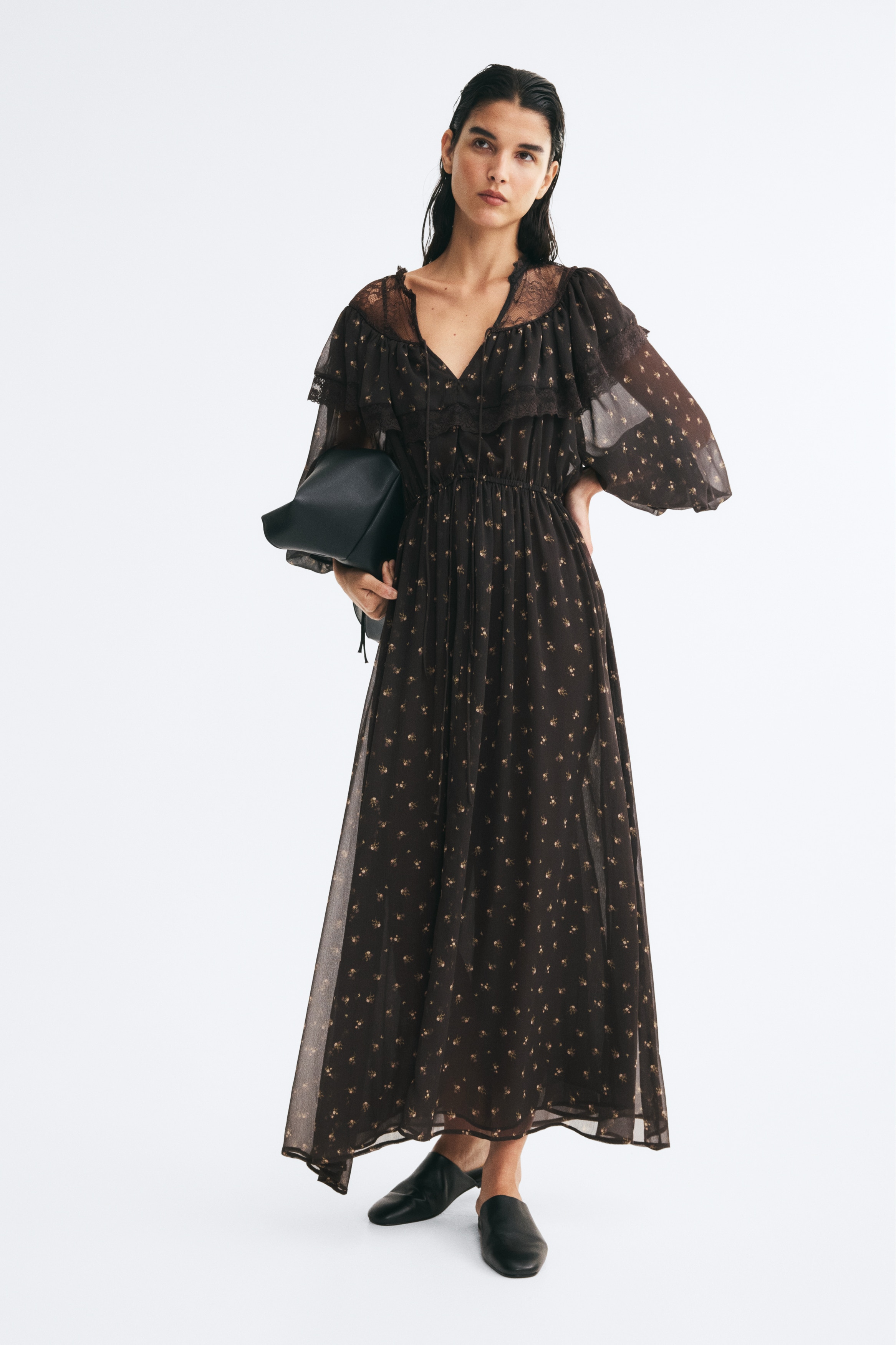 h and m black floral dress Long Sleeve Dresses | Mini, Midi & Maxi Jul26-Dress length Dress In a Vintage 90s Floral Corset Size:52 Regular Jacket+46 Waist Adjust 42to48)Height: 5'7