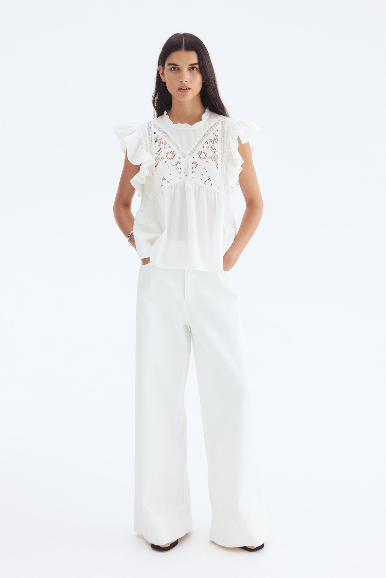 Embroidered Cotton Blouse - image 3