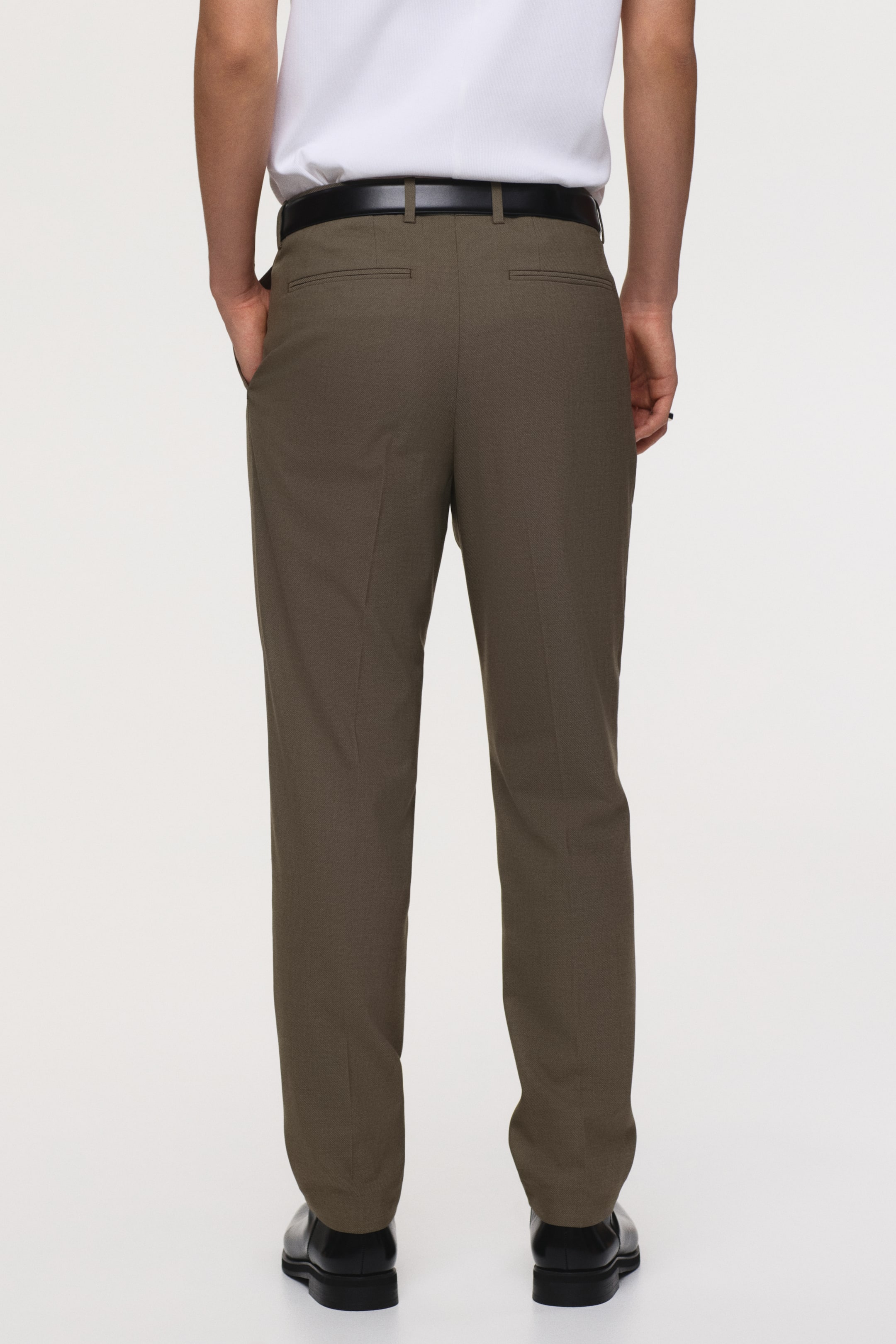 Мужские брюки H&M Slim-Fit Suit Pants — фото 3