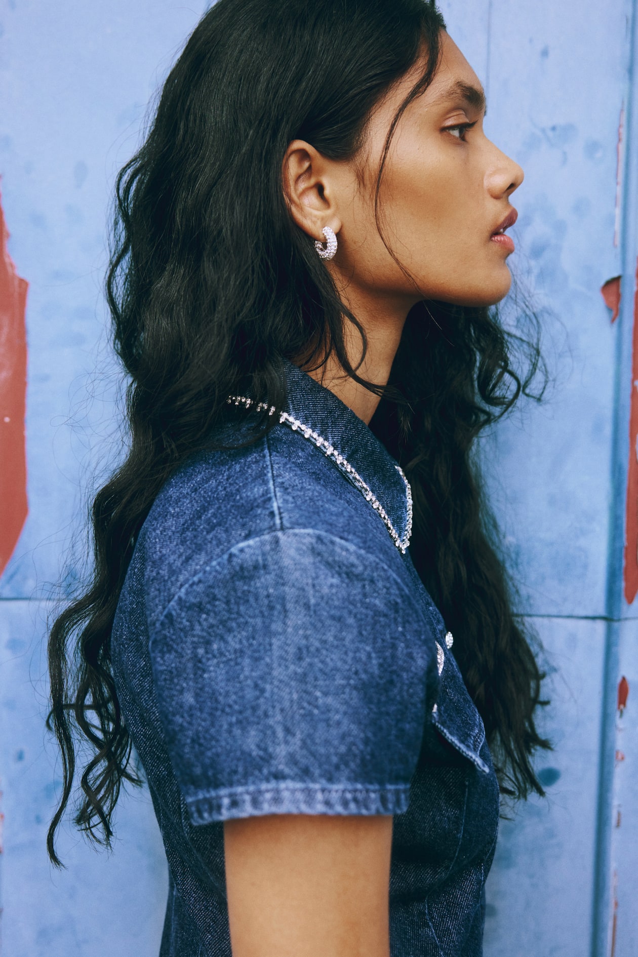 Embellished Denim Dress - image 5
