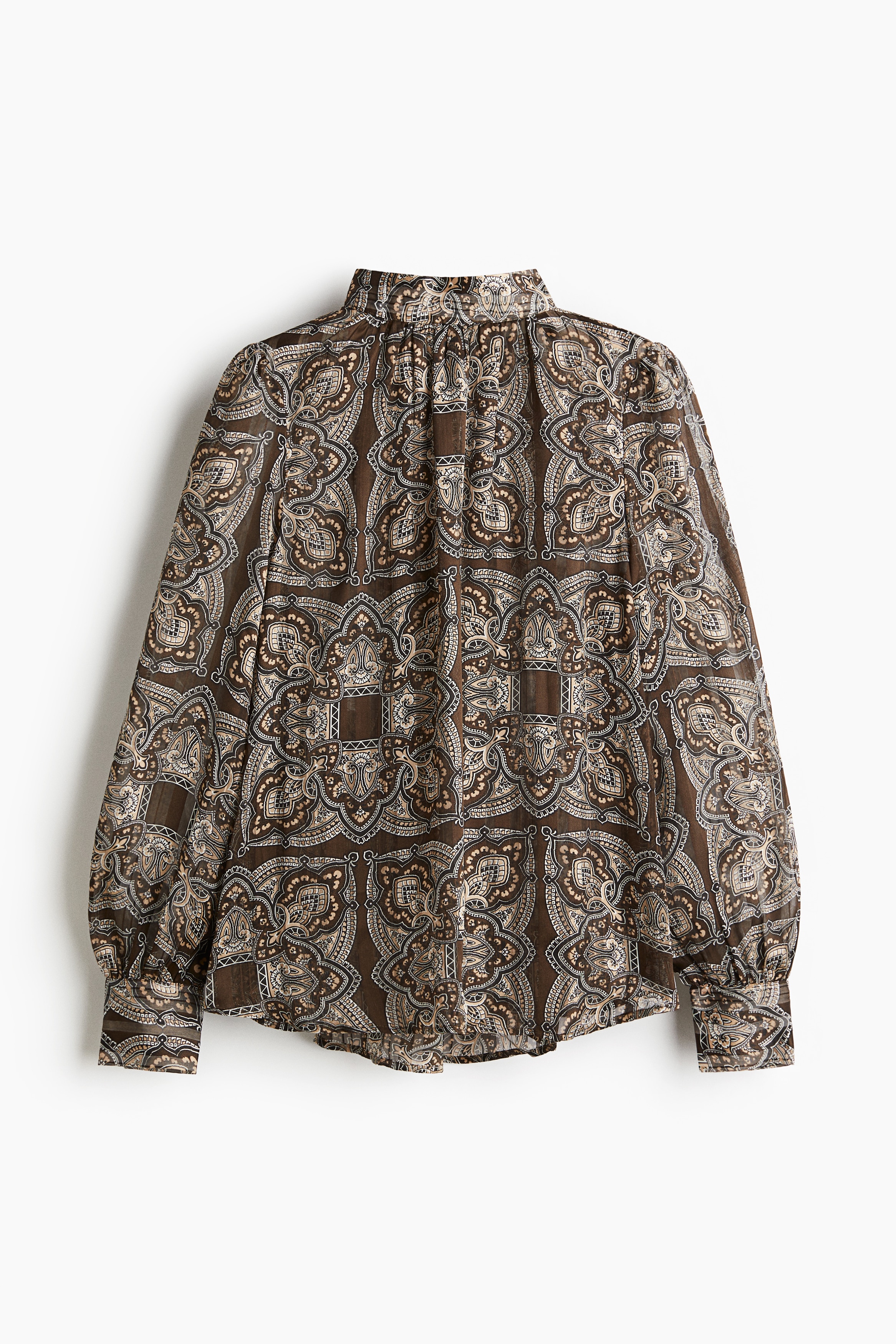 美品/エイチアンドエム/ペイズリー/ペーズリー/バンダナ/ボアフリースジャケット H\u0026M19年夏「ペイズリー柄＆アースカラー」のマキシ丈ドレスやワイド