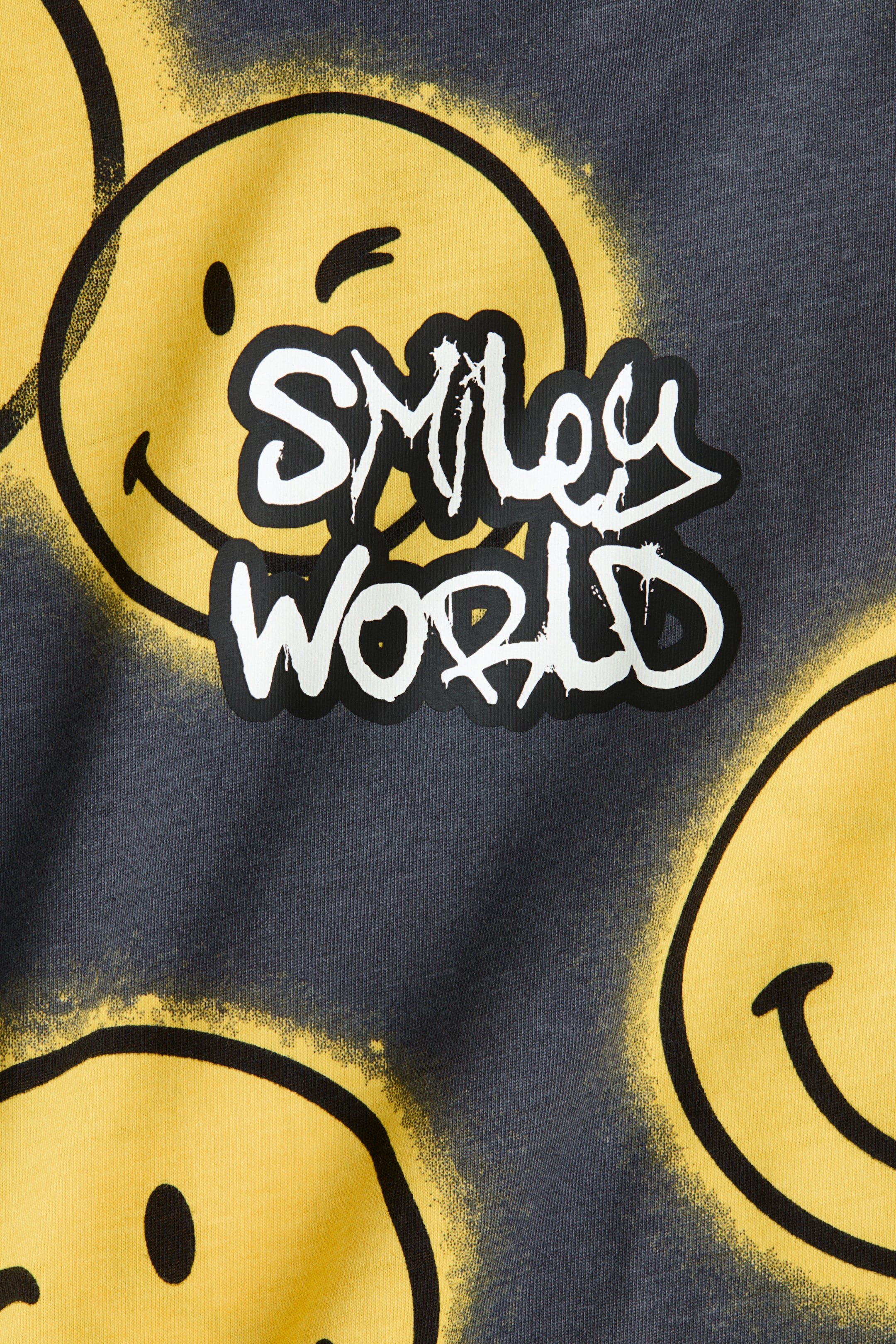 Ampliar la imagen: Playera con diseño - Gris oscuro/SmileyWorld® - Kids | H&M MX 2