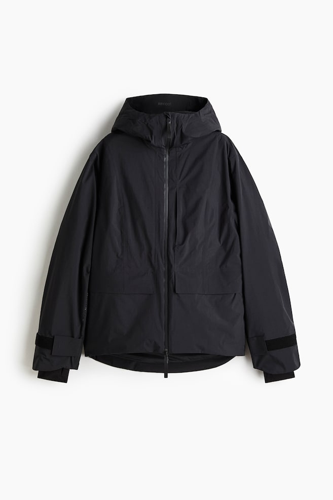 Insulated ski jacket with StormMove™ - Black/Cream/Dusty burgundy - 1