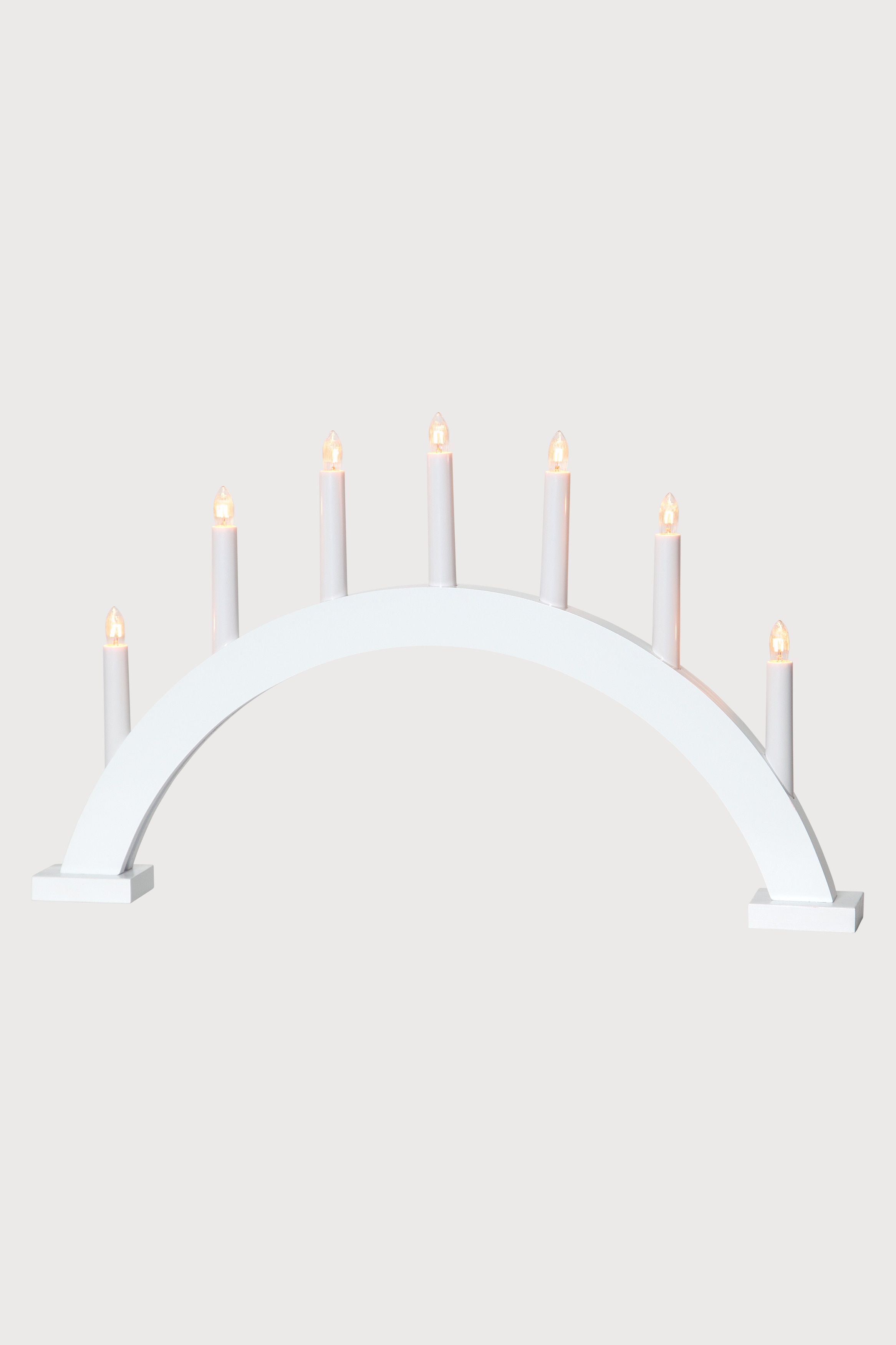 Star Trading - Ljusstake Trapp Båge - Vit