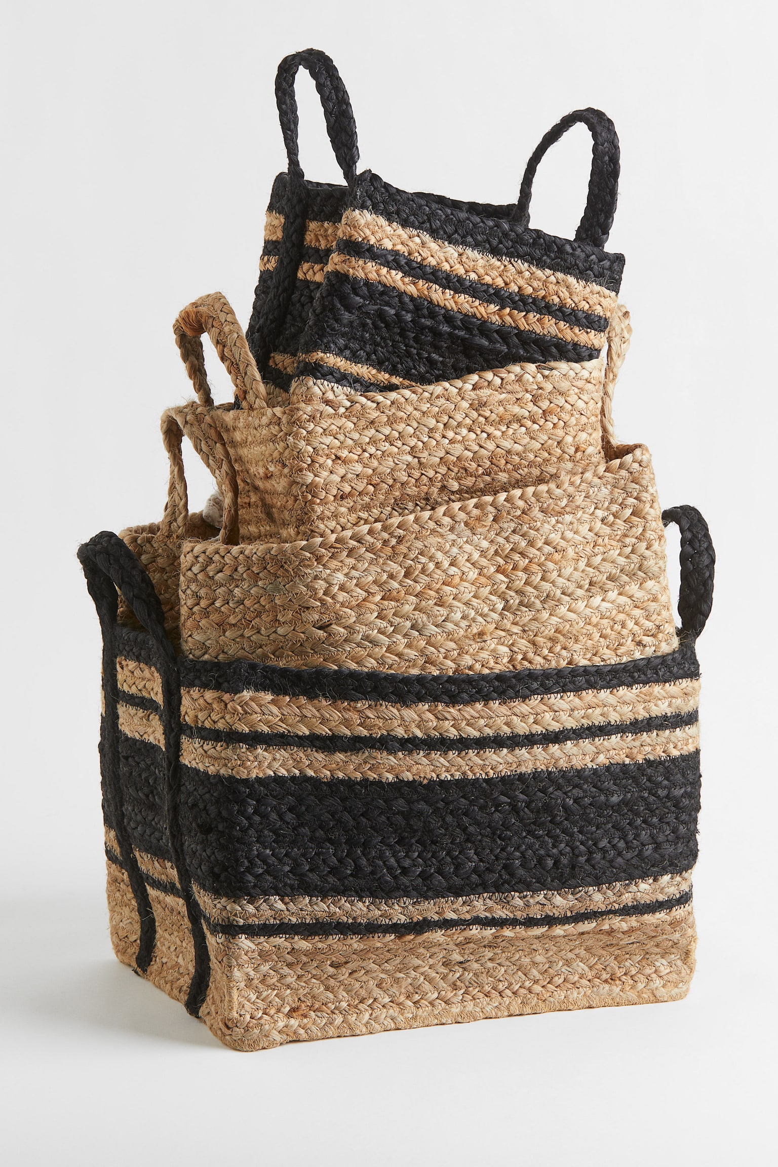 Jute storage basket - Natural - 2