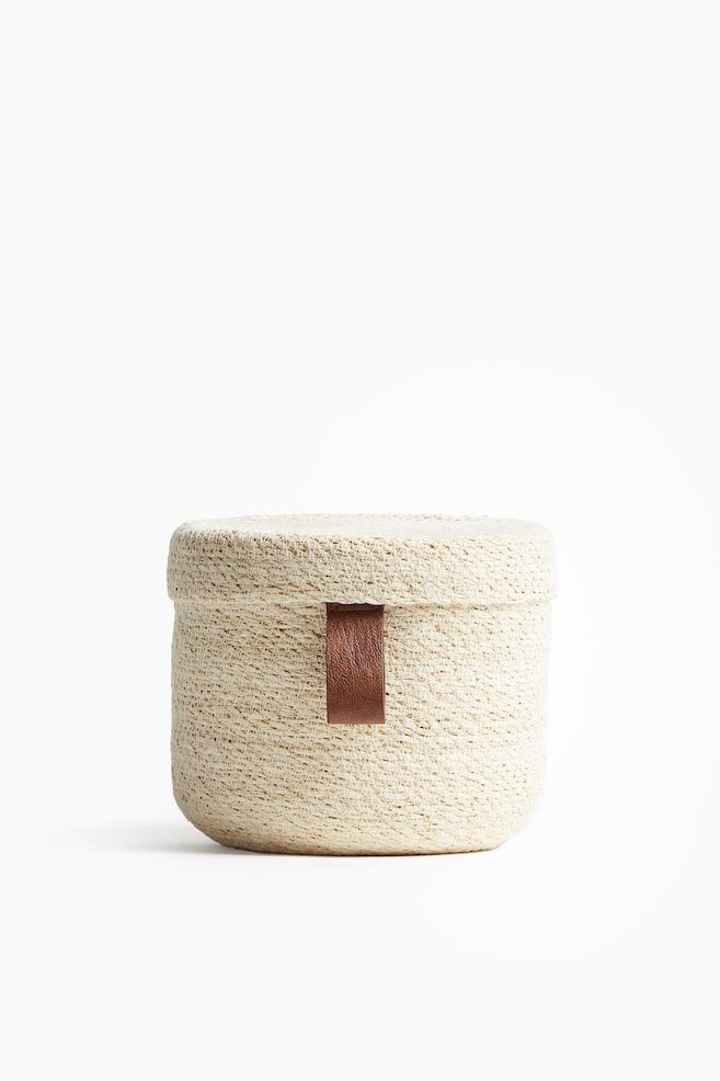 Small Storage Basket - Beige - 1