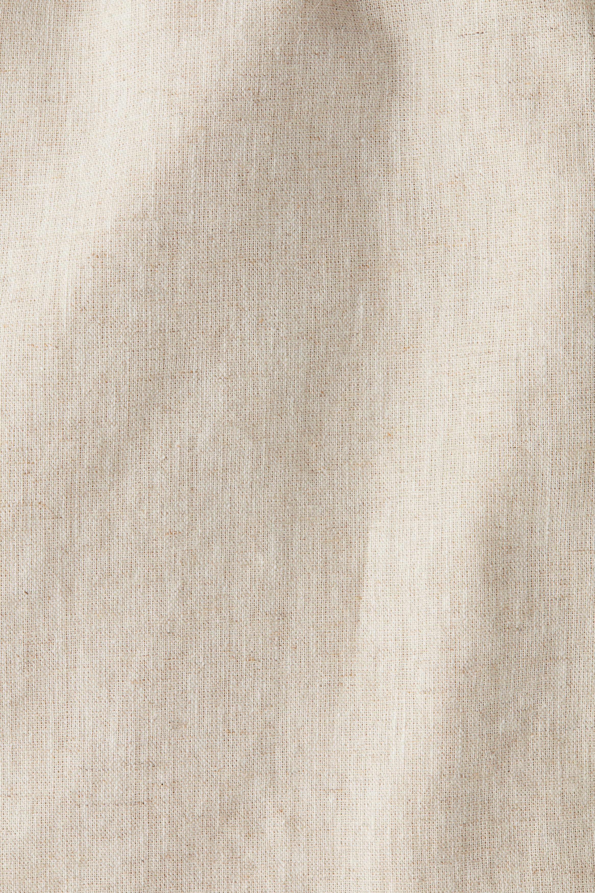 Regular Fit Linen-blend shorts
