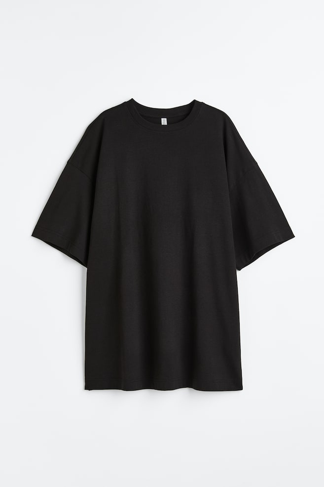 T-shirt oversize - Noir/Blanc/Gris foncé/Grège clair/dc/dc - 2