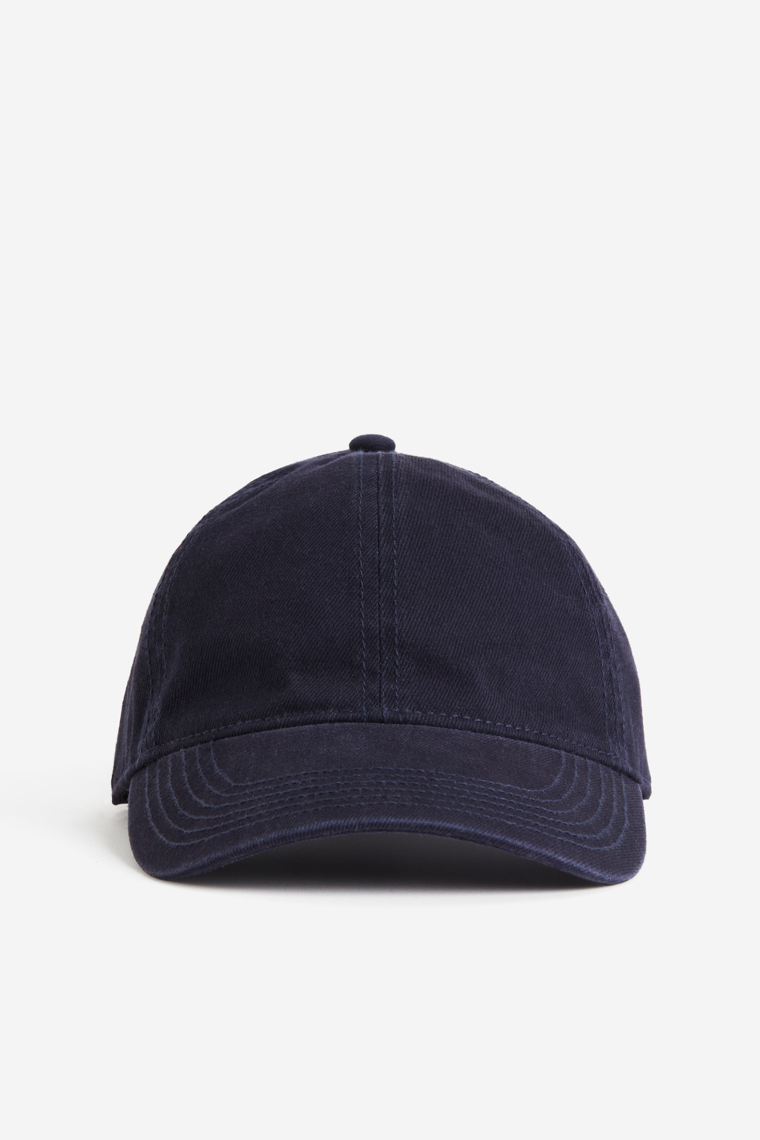 Washed Look Denim Cap - Navy blue/Red/Light blue/Beige/Black/Cream - 1