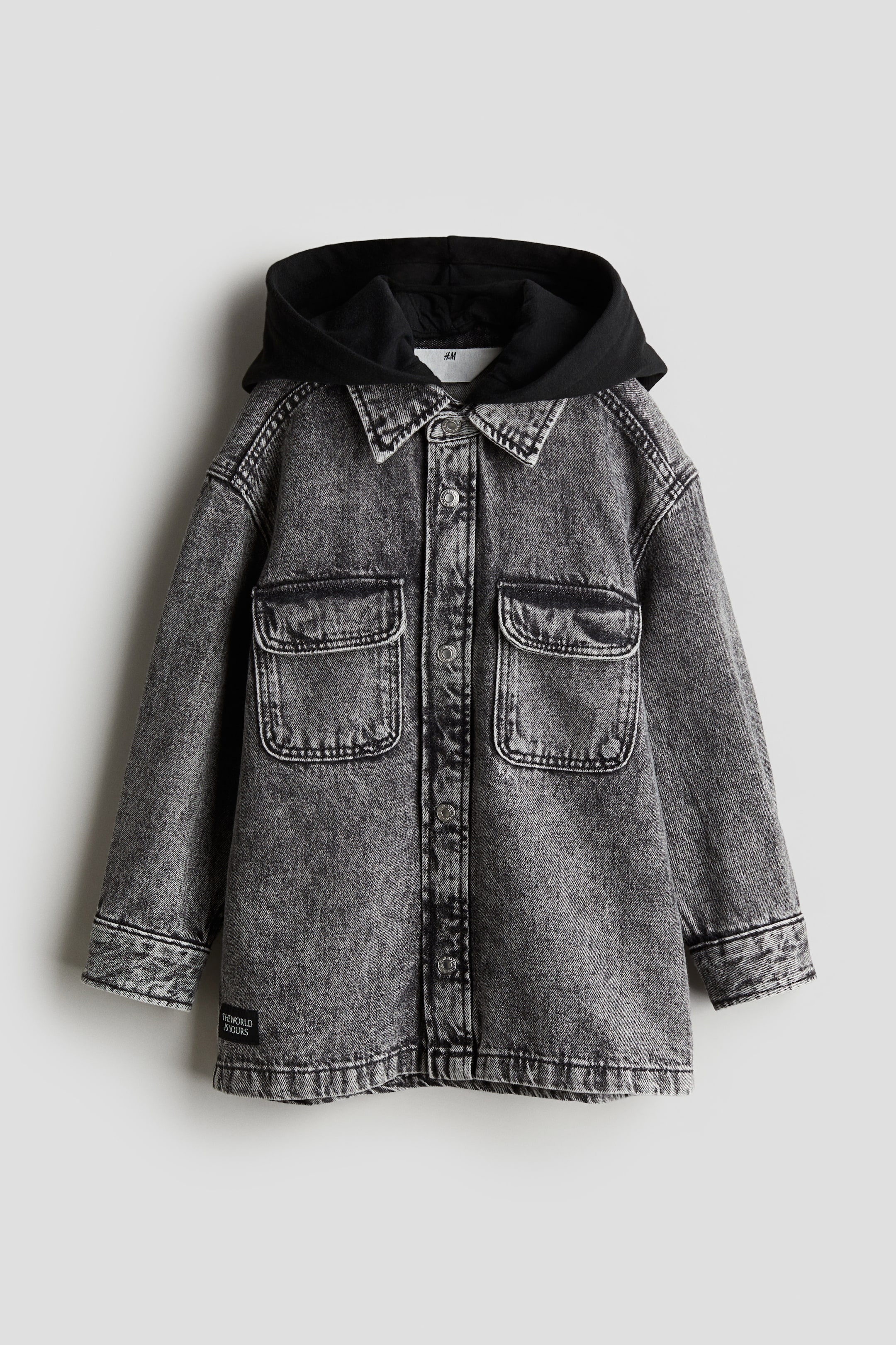 Hooded Denim Overshirt