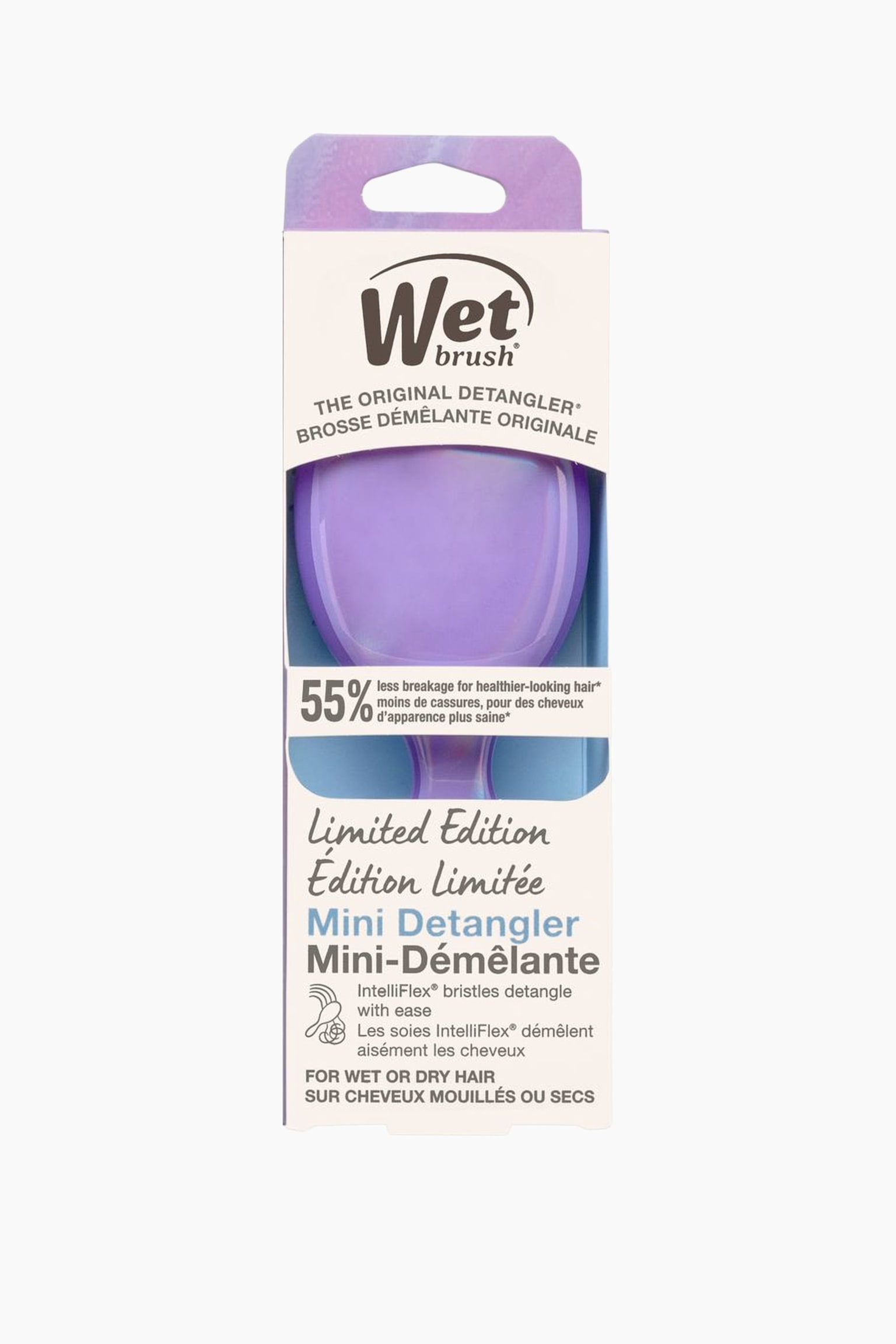 The Mini Original Detangler Prismatic Glow Ltd Ed - Lilla - 2