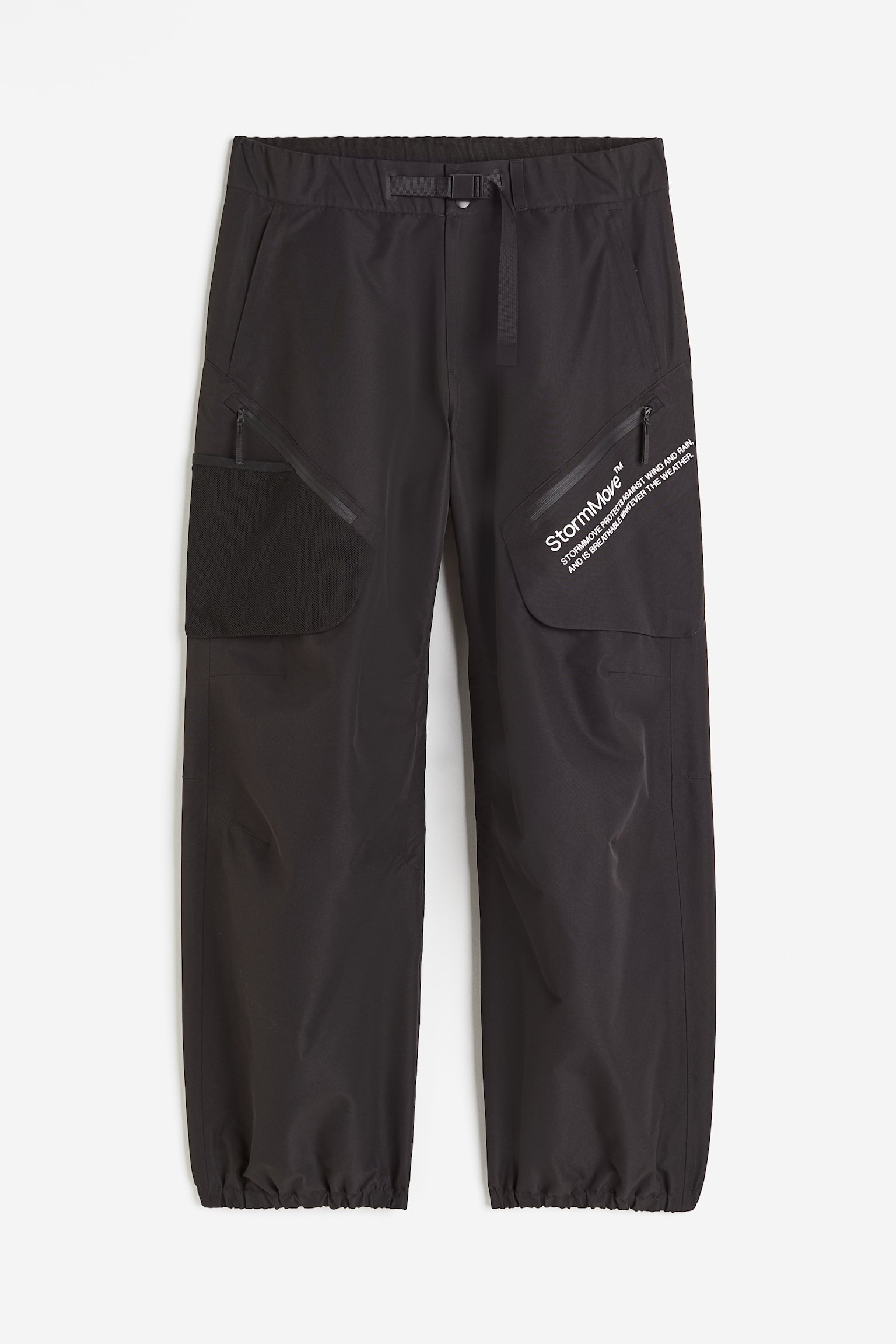 Baggy ski trousers in ThermoMove™ - Black/Dark grey - 2