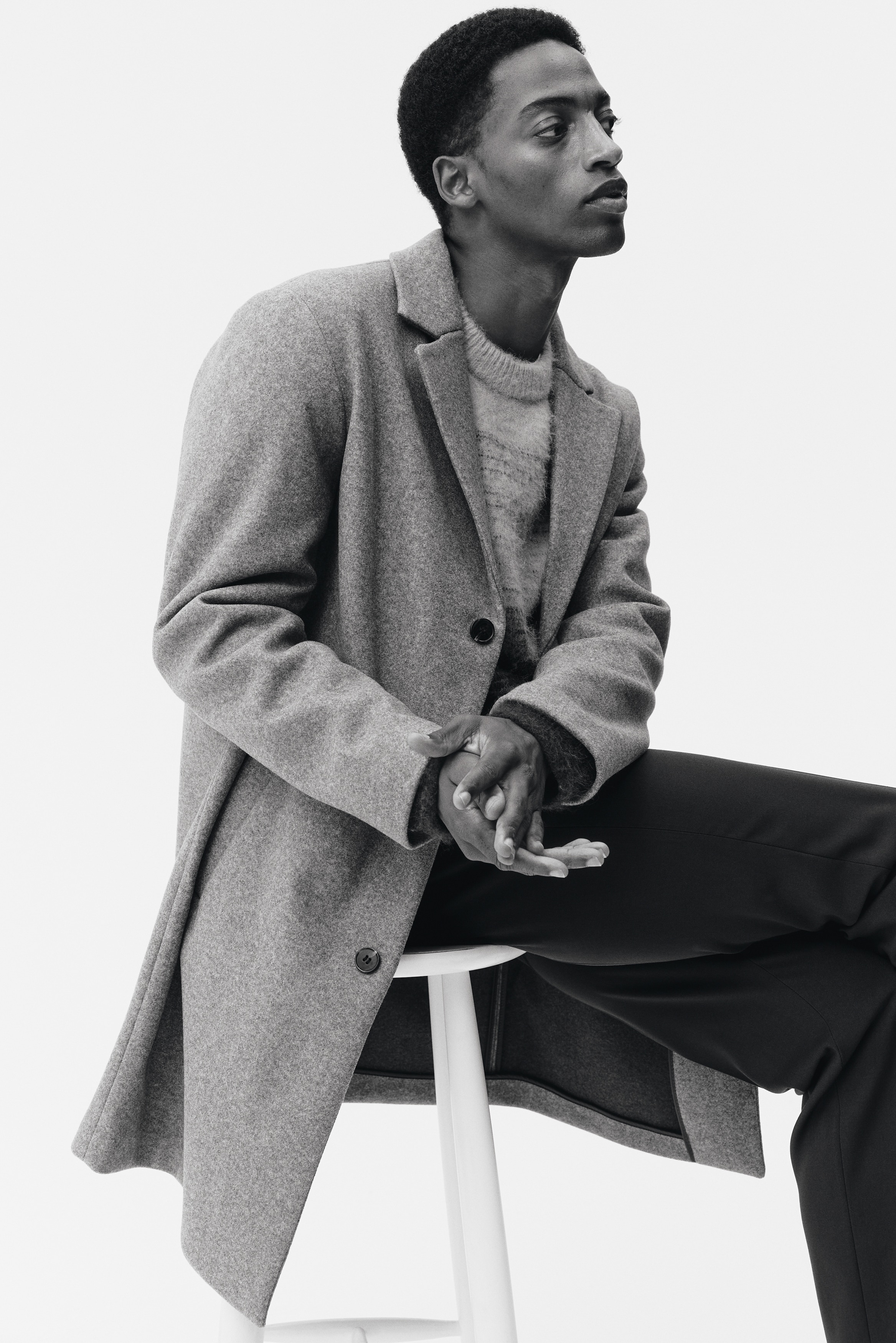 Single-breasted coat