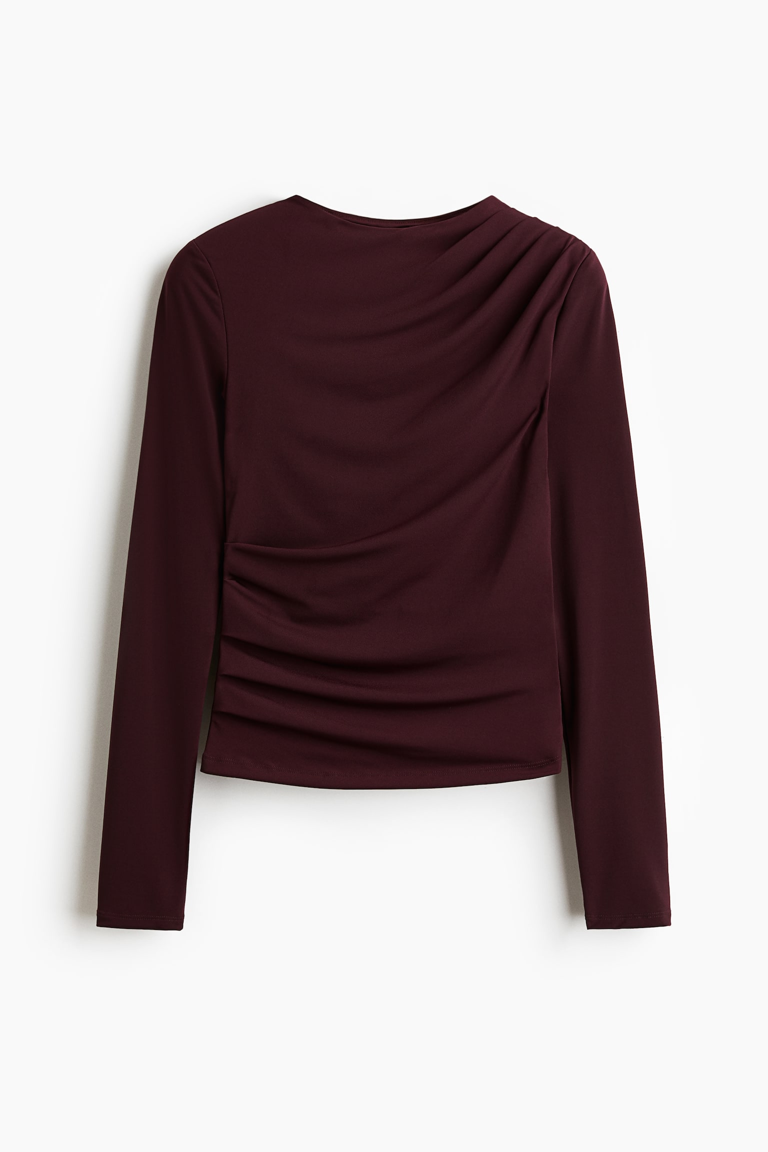 חולצה במראה נשפך - בורדו/לבן/פסי זברה/שחור/ורוד בהיר/בורדו - 2